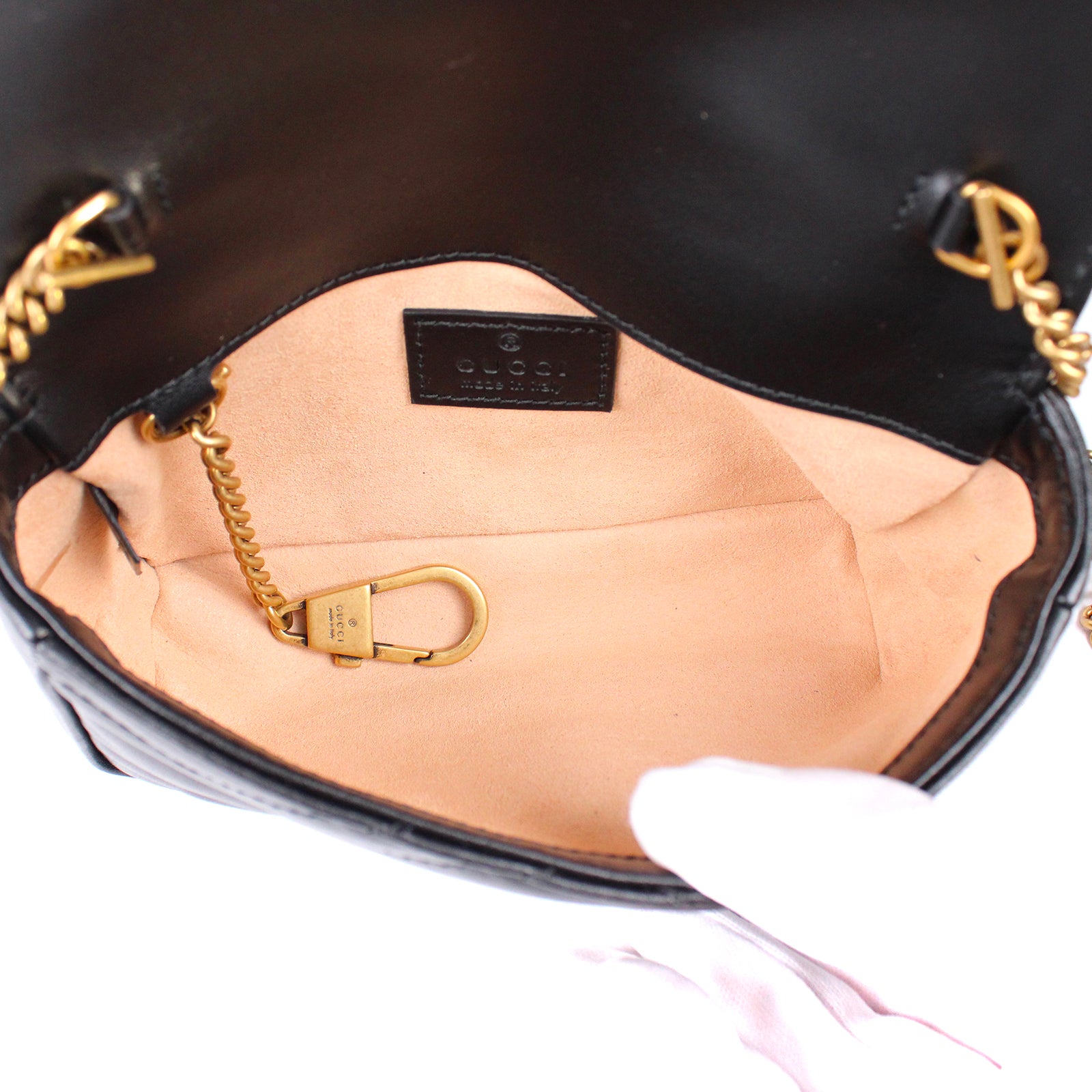 GUCCI - Sac super mini GG Marmont