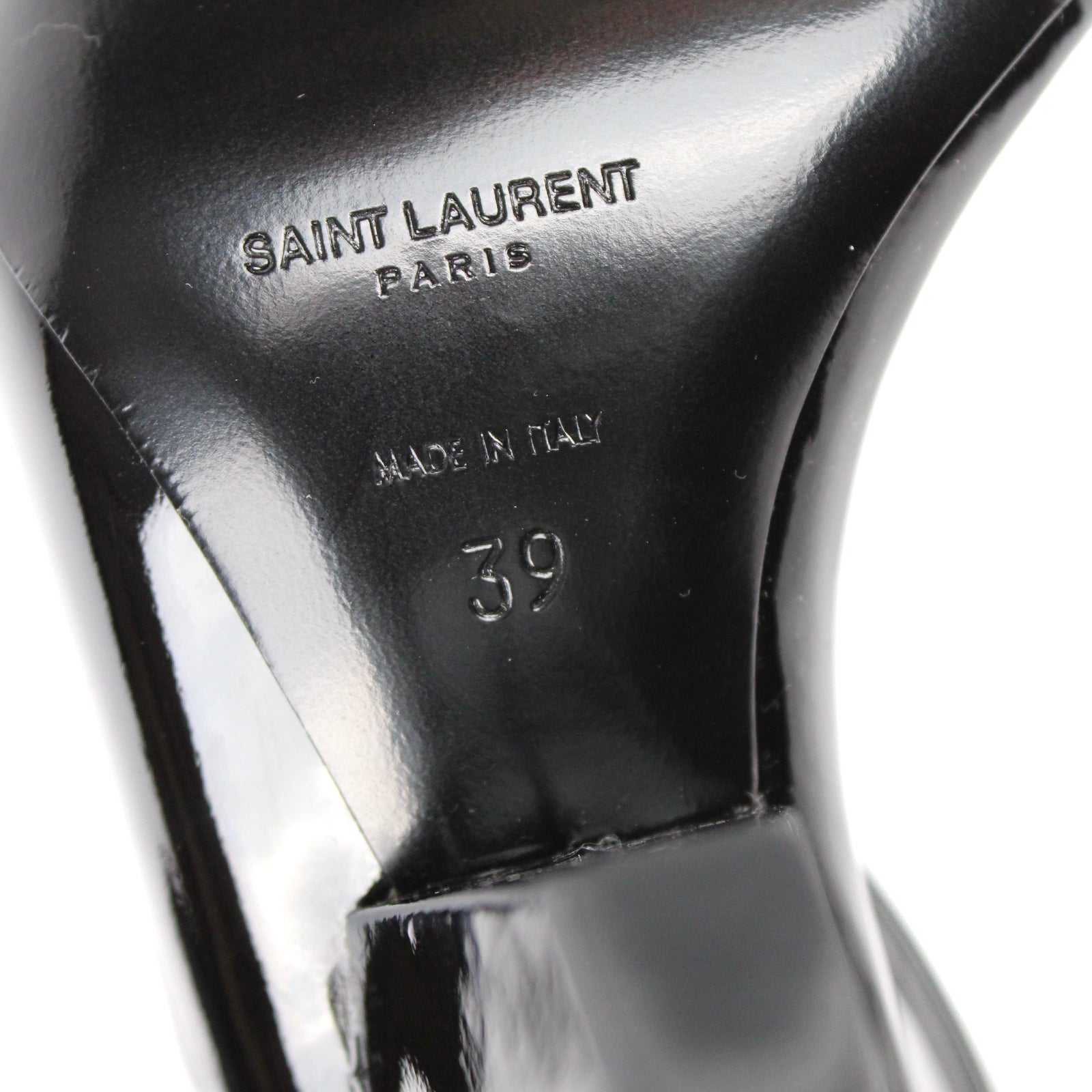 SAINT LAURENT - Sandales à talon Nikki (T39)