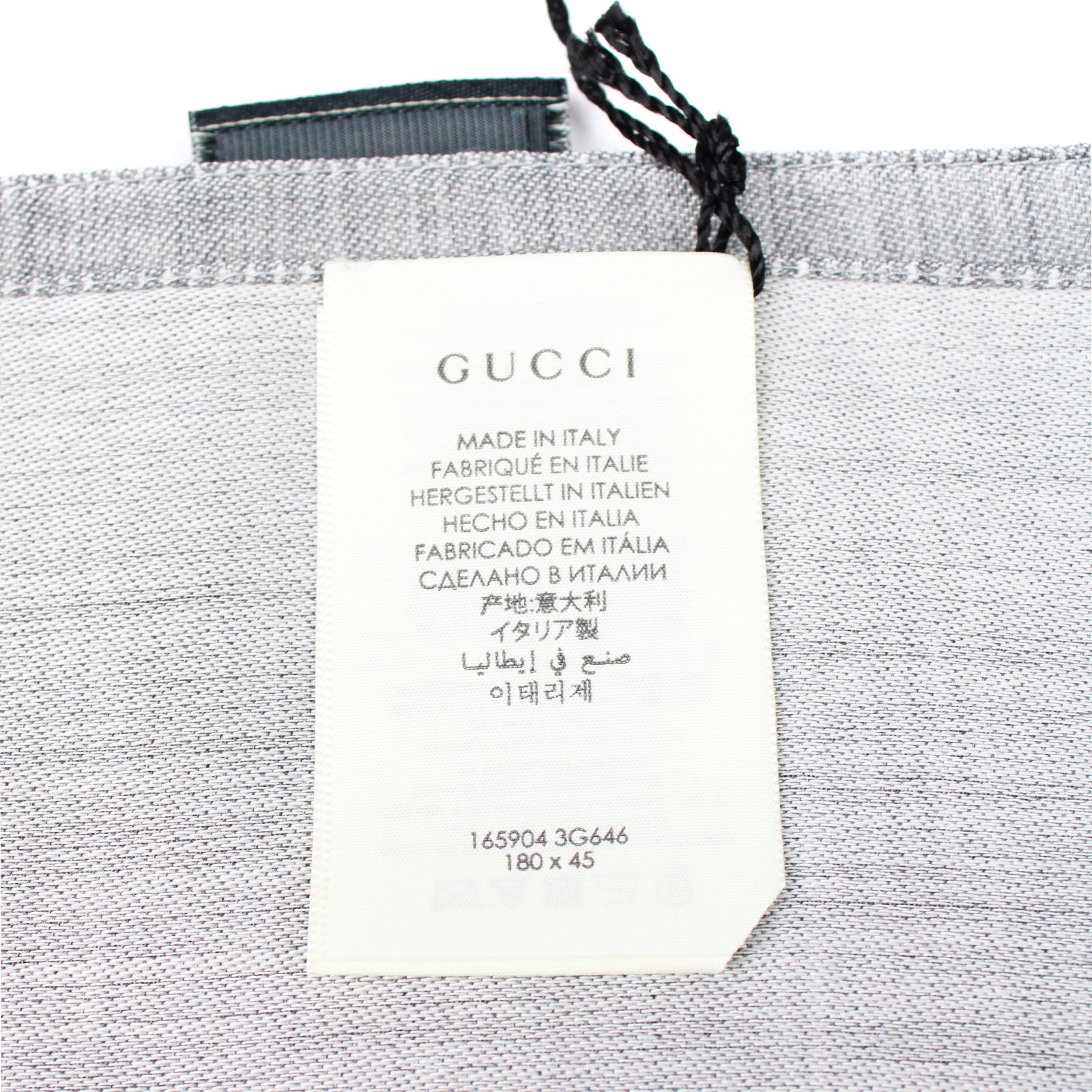 GUCCI - Echarpe en maille GG