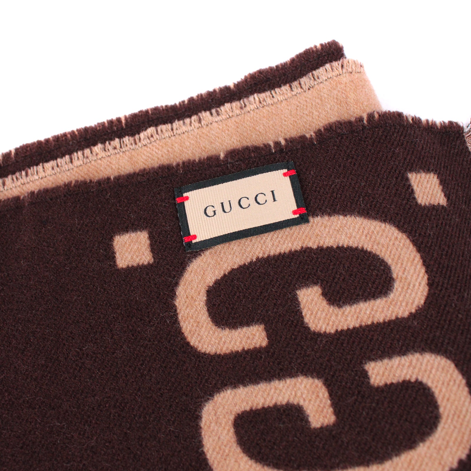 GUCCI - Echarpe en maille maxi GG