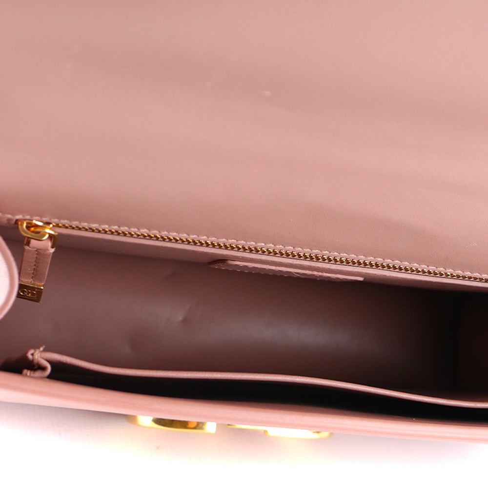 DIOR - Sac à bandoulière 30 Montaigne en cuir rose