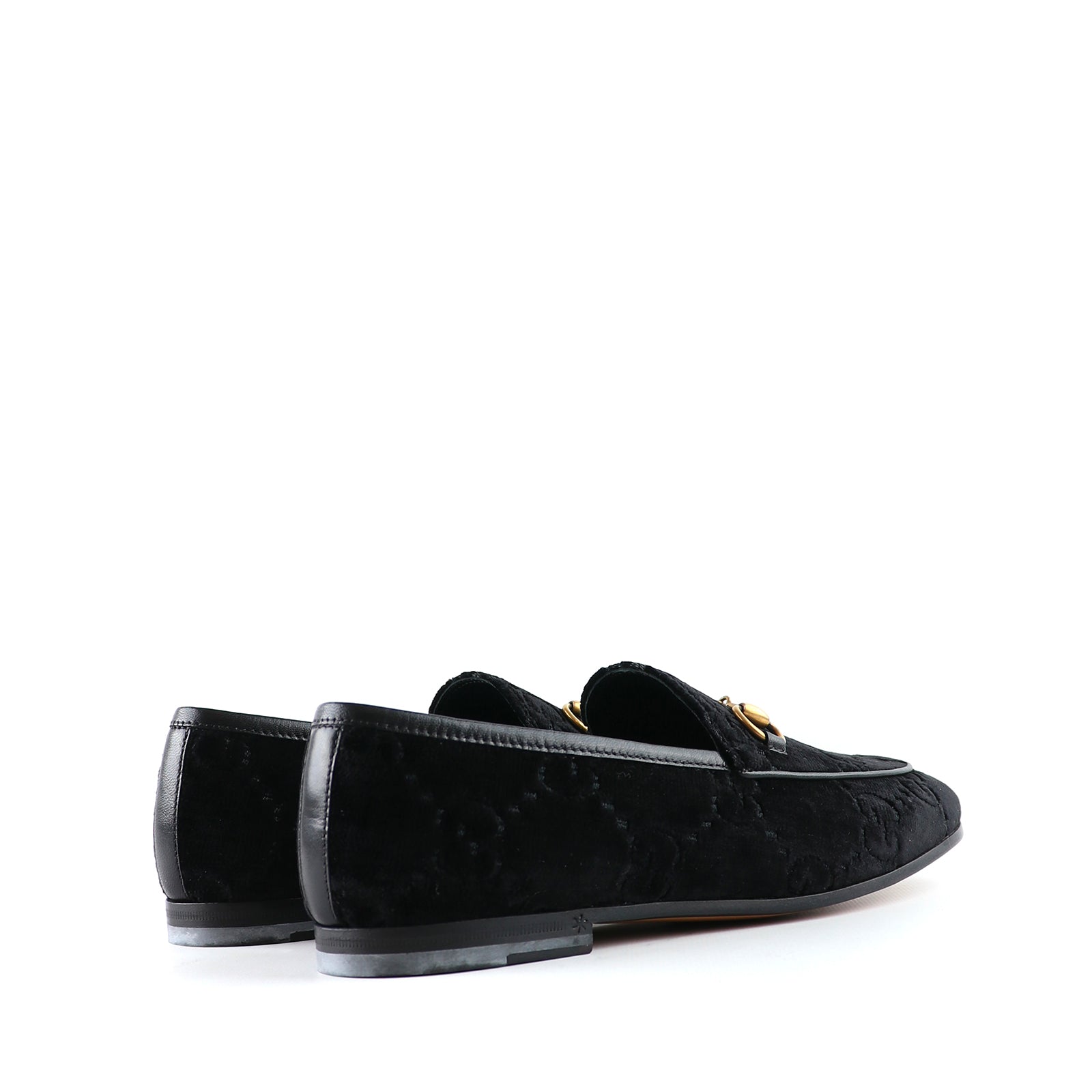 GUCCI - Jordaan GG velvet loafers (T36.5)
