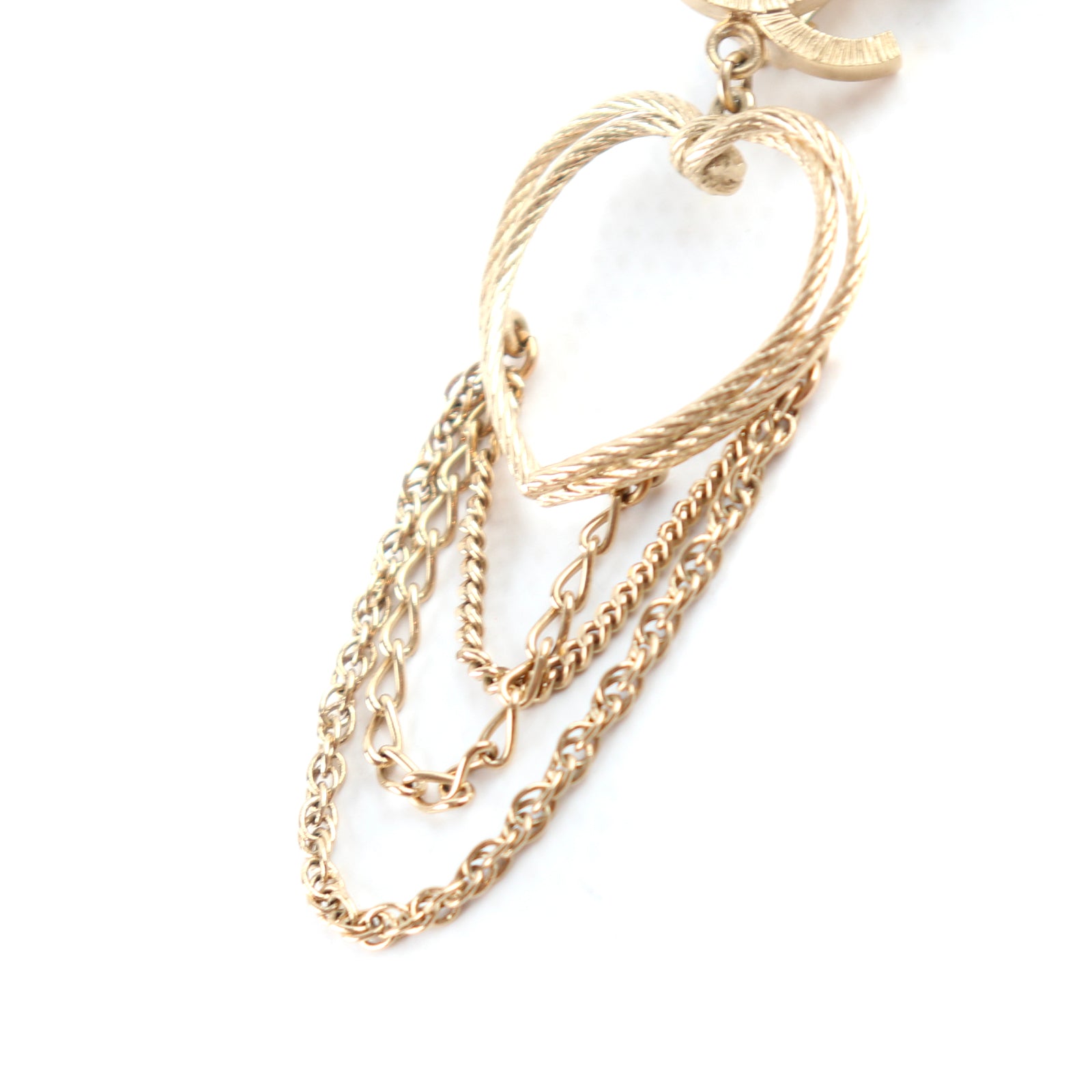 CHANEL - Boucles d'oreilles Coeur