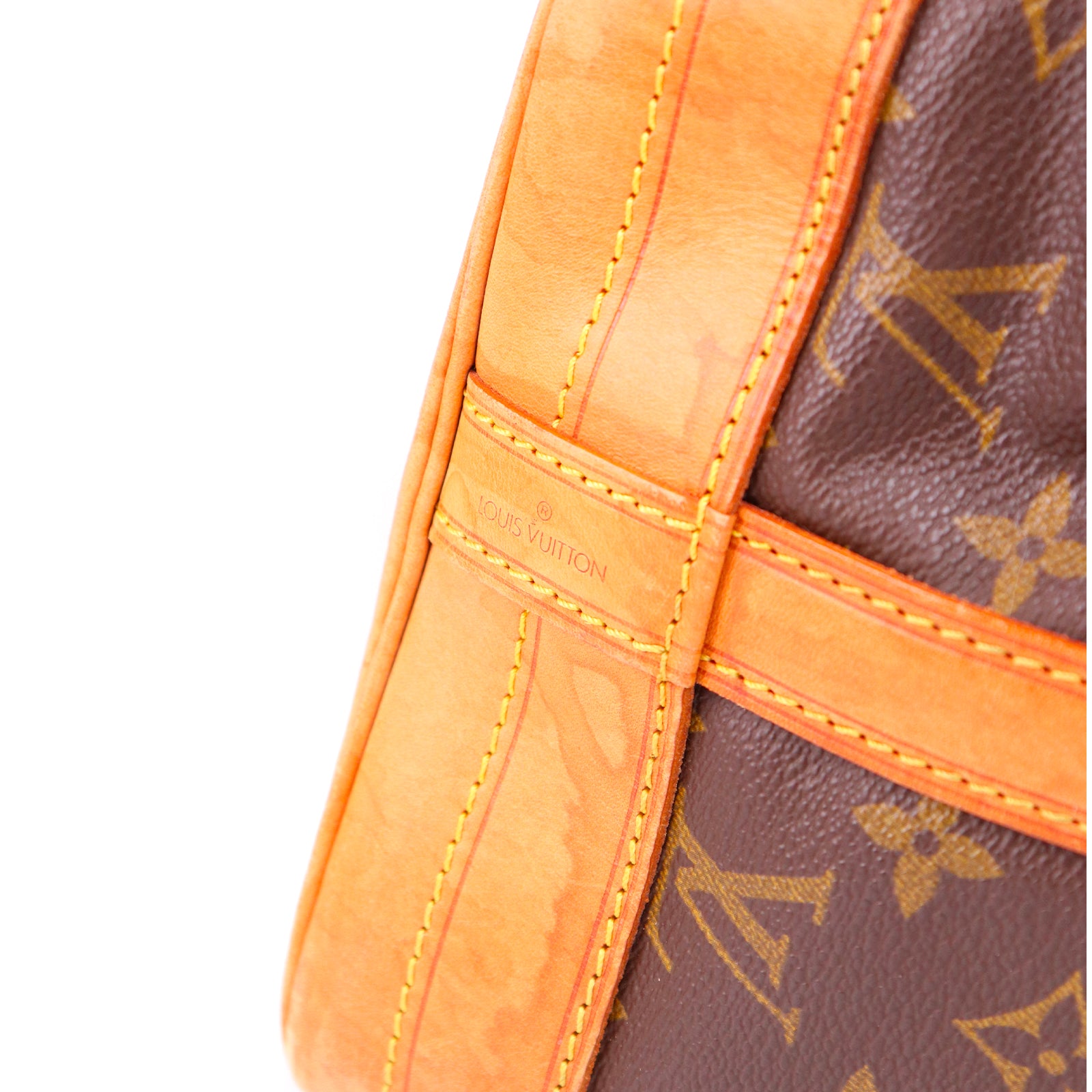 LOUIS VUITTON - Sac sceau Noé vintage en toile monogrammée