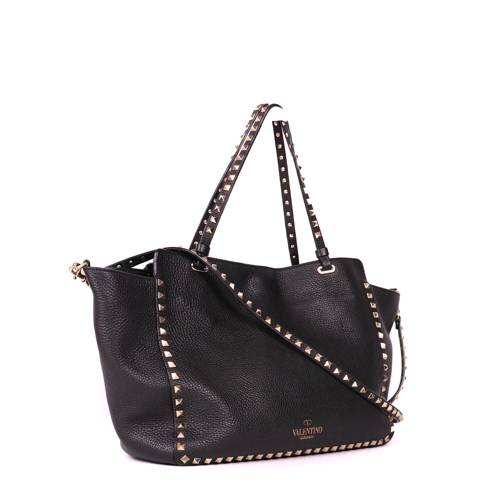 VALENTINO - Sac cabas Rockstud en cuir