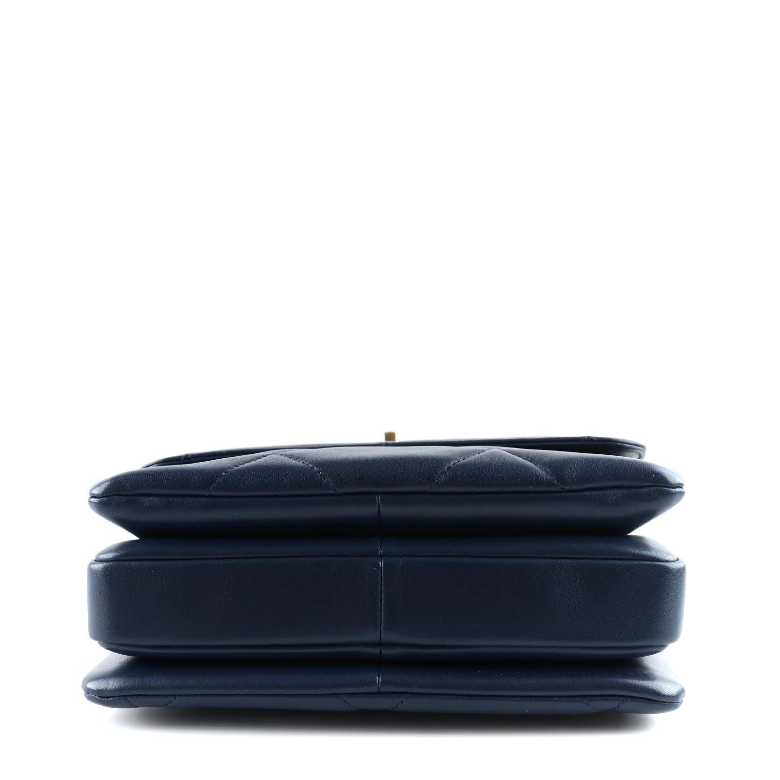 CHANEL - Sac à main Trendy CC small en cuir bleu marine