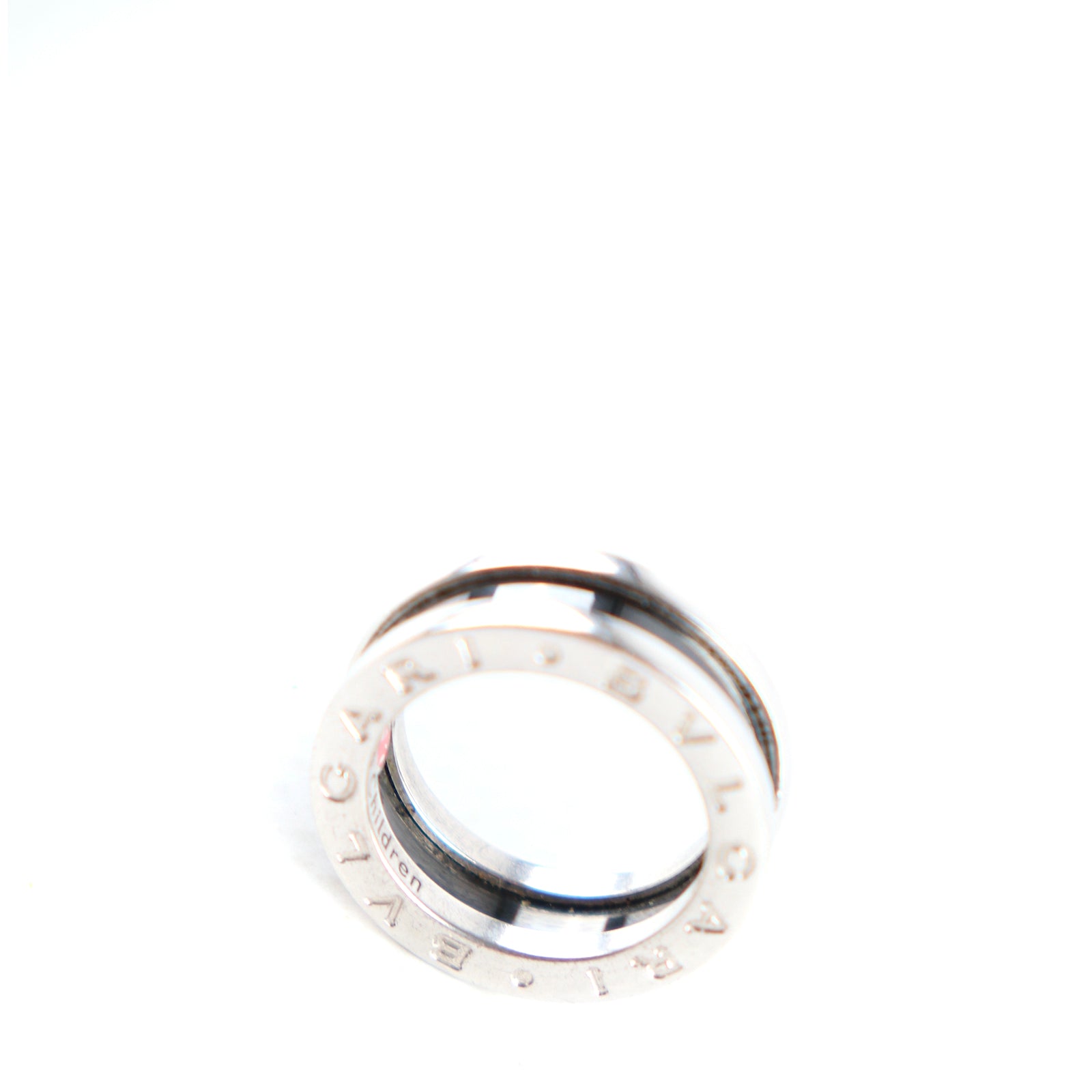 BULGARI - Save The Children silver B.Zero1 ring (T47)