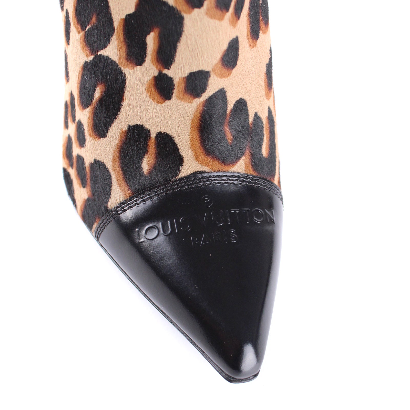 LOUIS VUITTON - LV x Stephen Sprouse leopard ankle boots (T37)