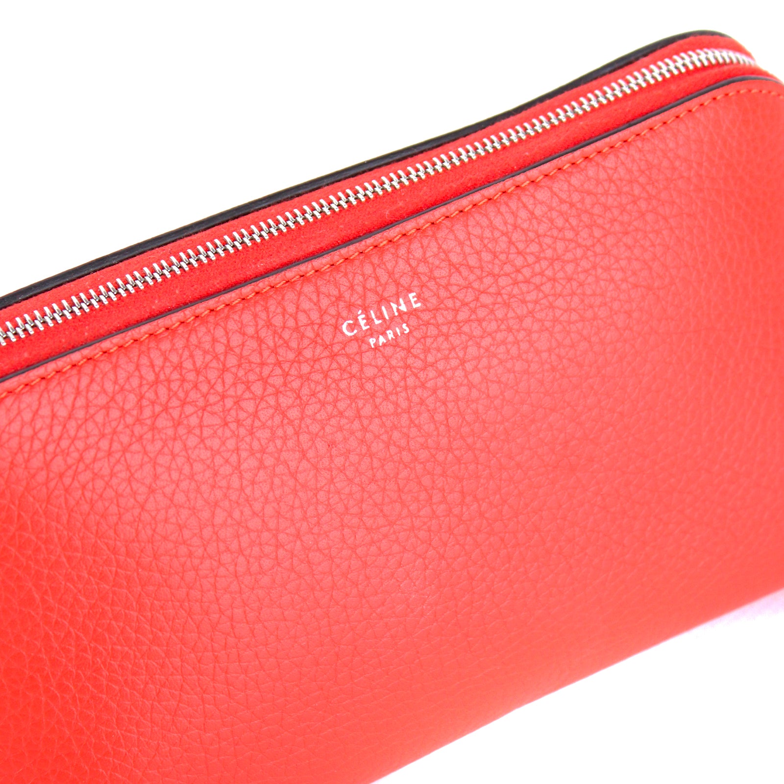 CELINE - Pochette cosmétique en cuir