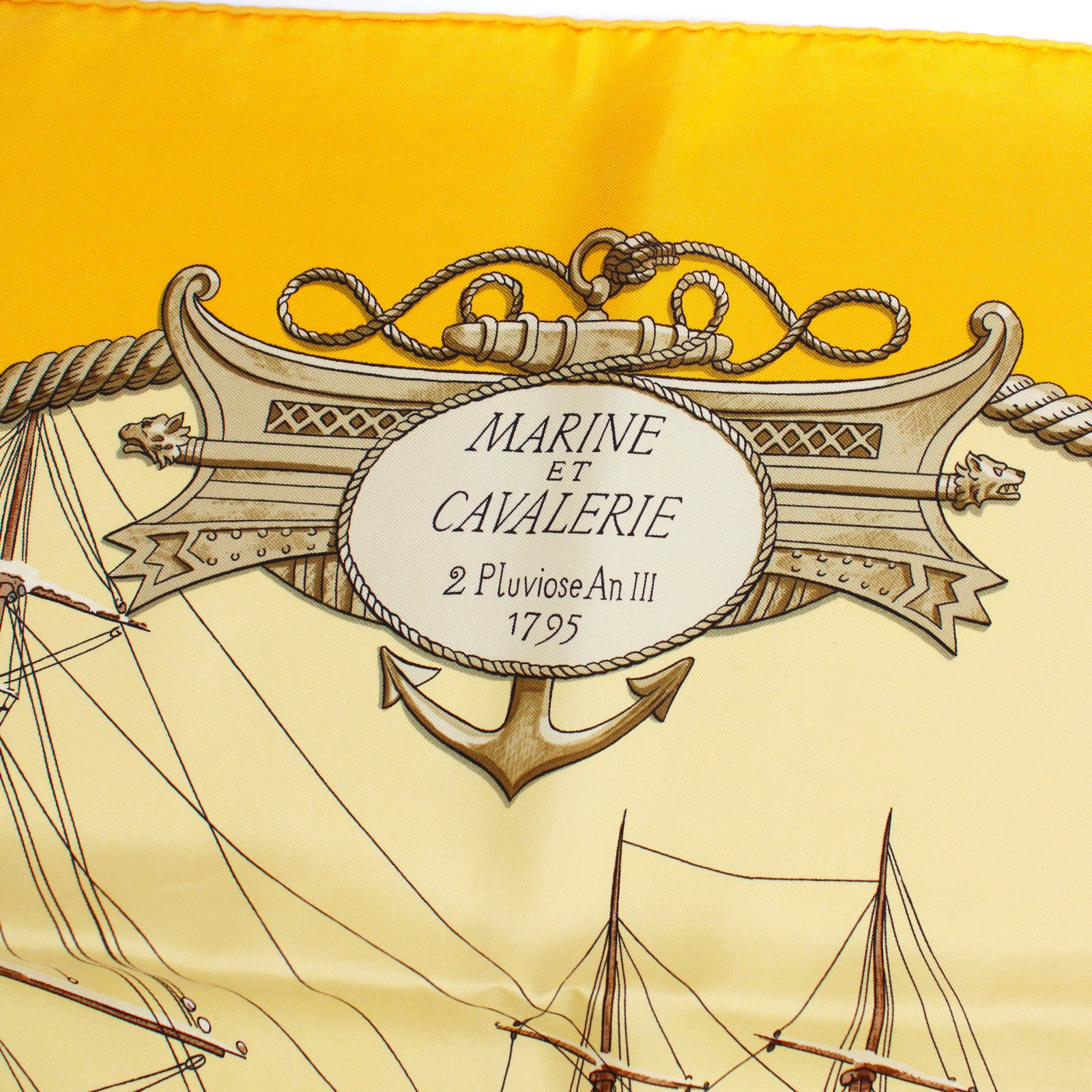 HERMÈS - Carré 90 Marine et Cavalerie