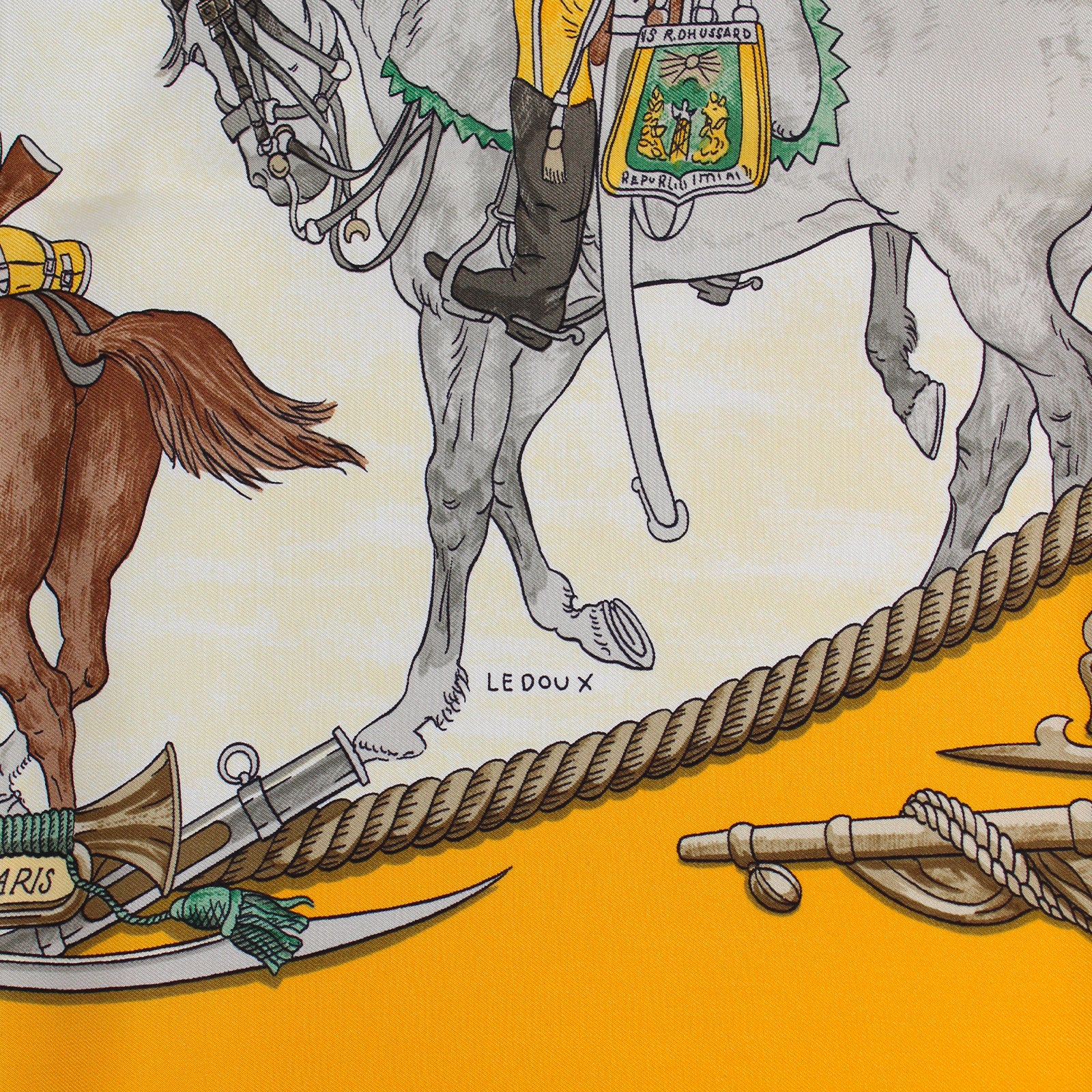 HERMÈS - Carré 90 Marine and Cavalry