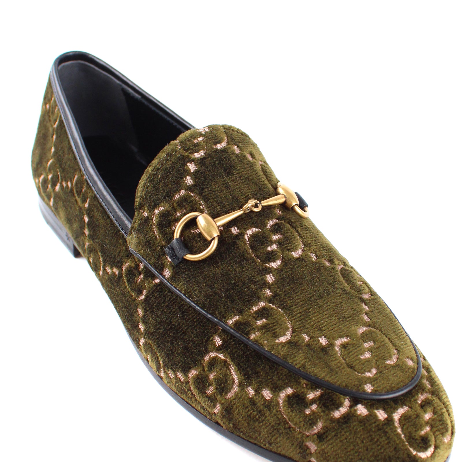 GUCCI - Mocassins Jordaan en velours GG (T39)