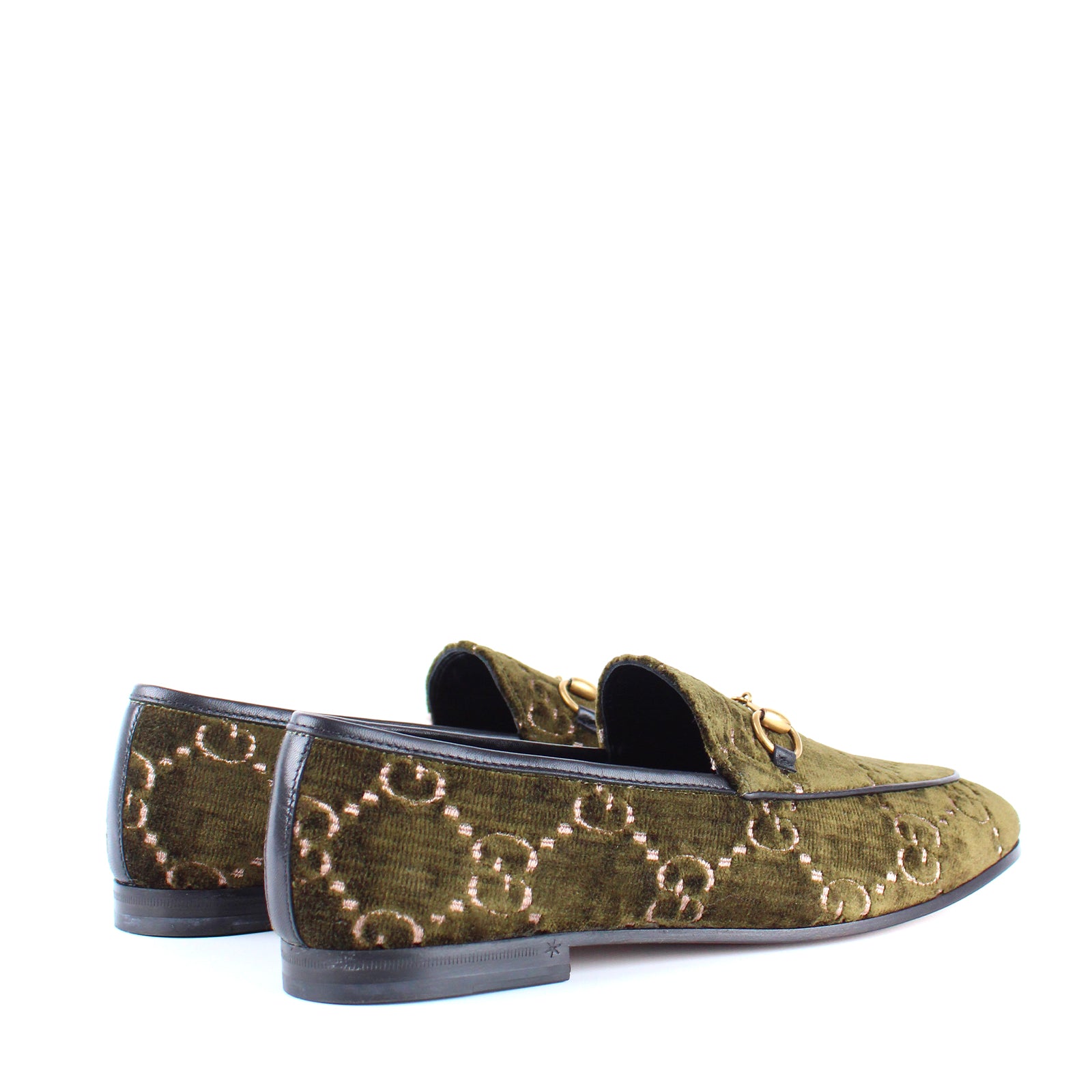 GUCCI - Mocassins Jordaan en velours GG (T39)