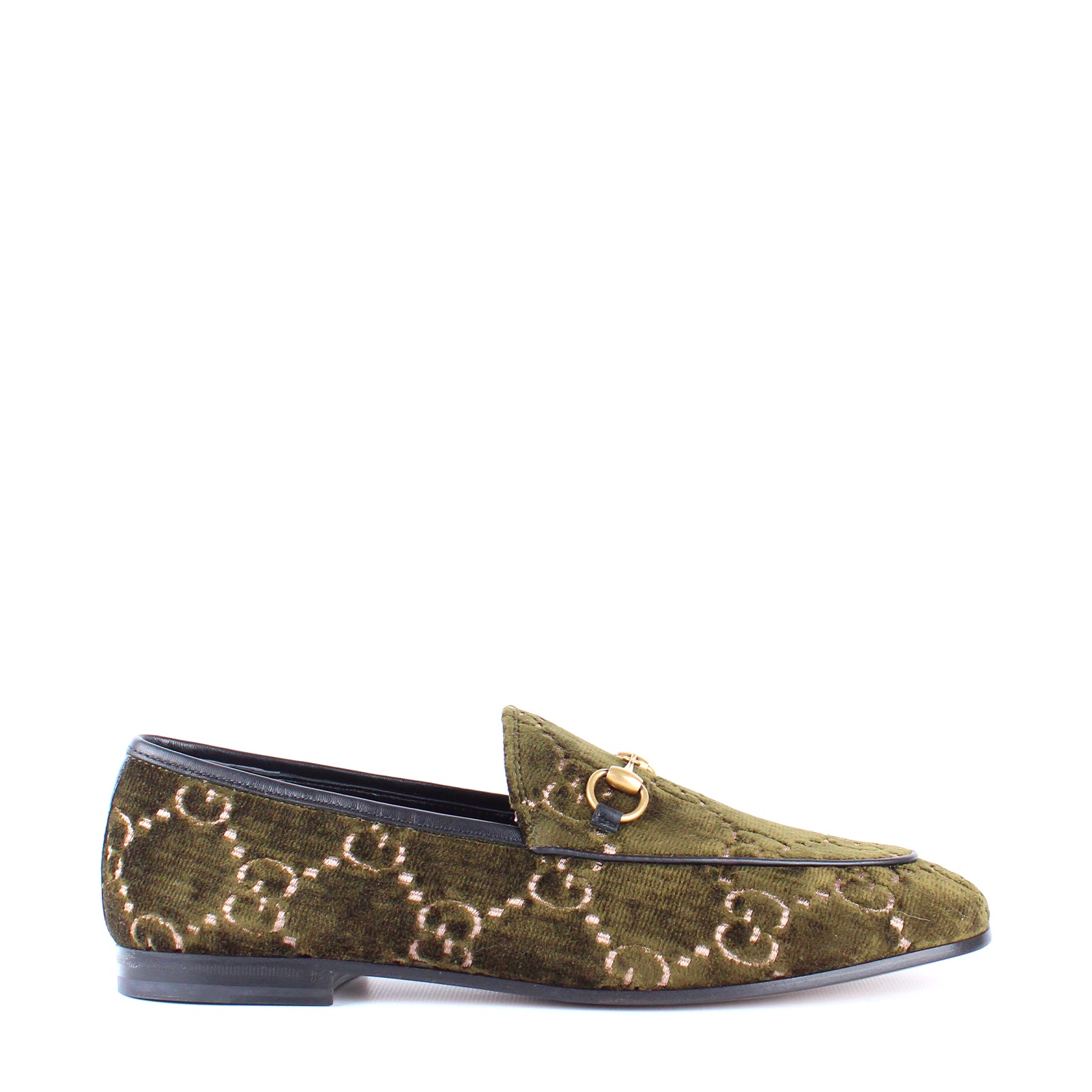 GUCCI - Mocassins Jordaan en velours GG (T39)