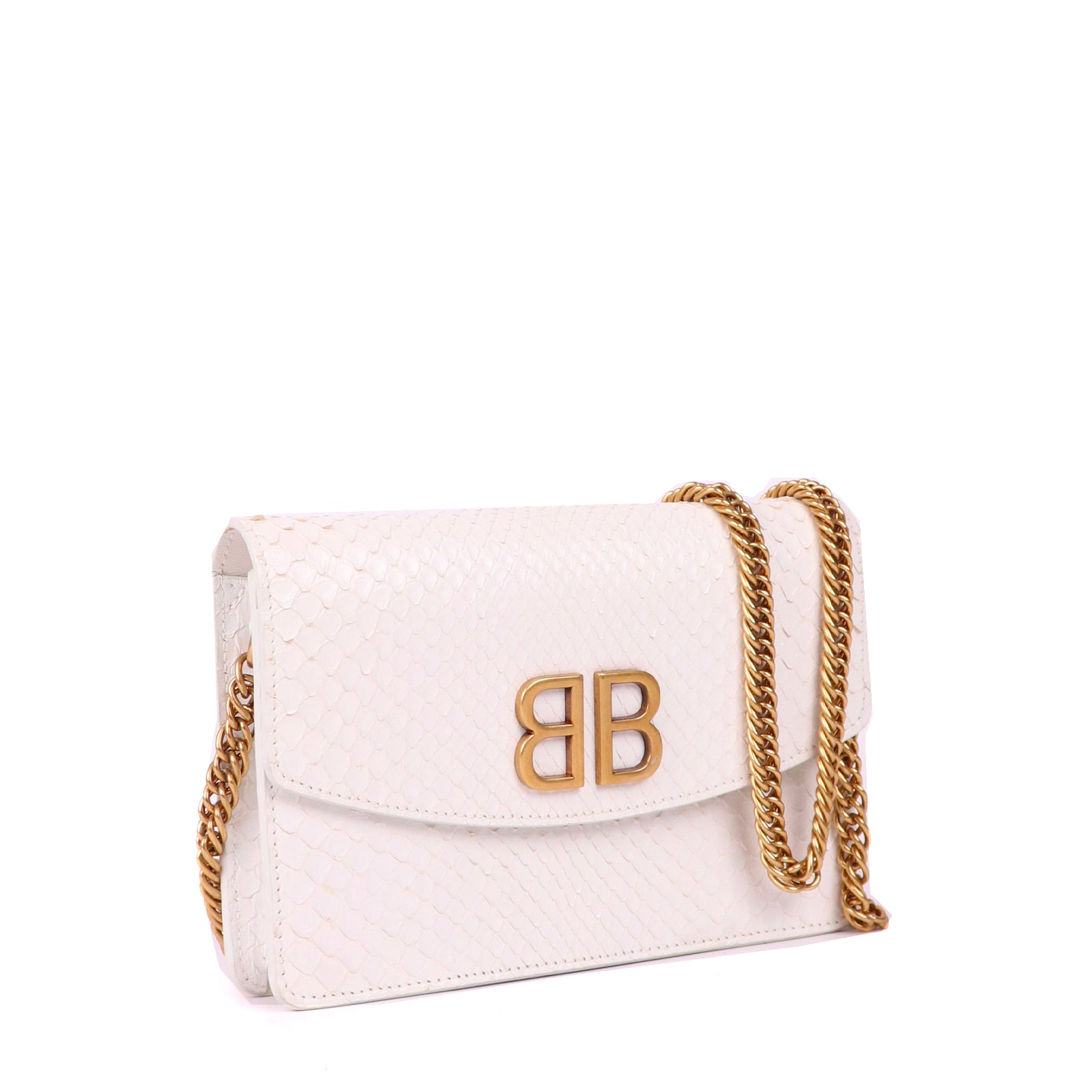 BALENCIAGA - Sac à bandoulière BB en python