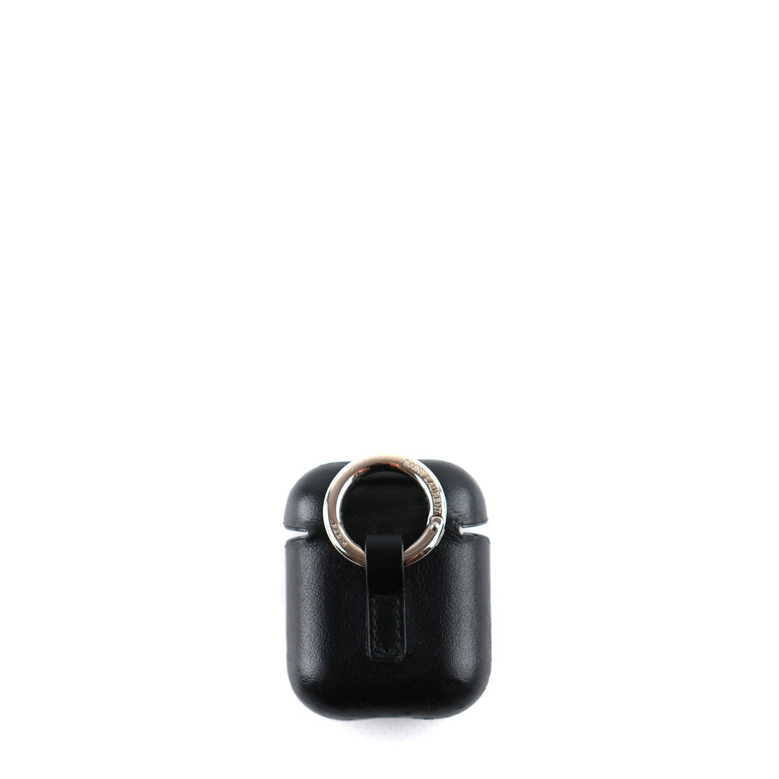 SAINT LAURENT - Etui pour airpods à logo embossé