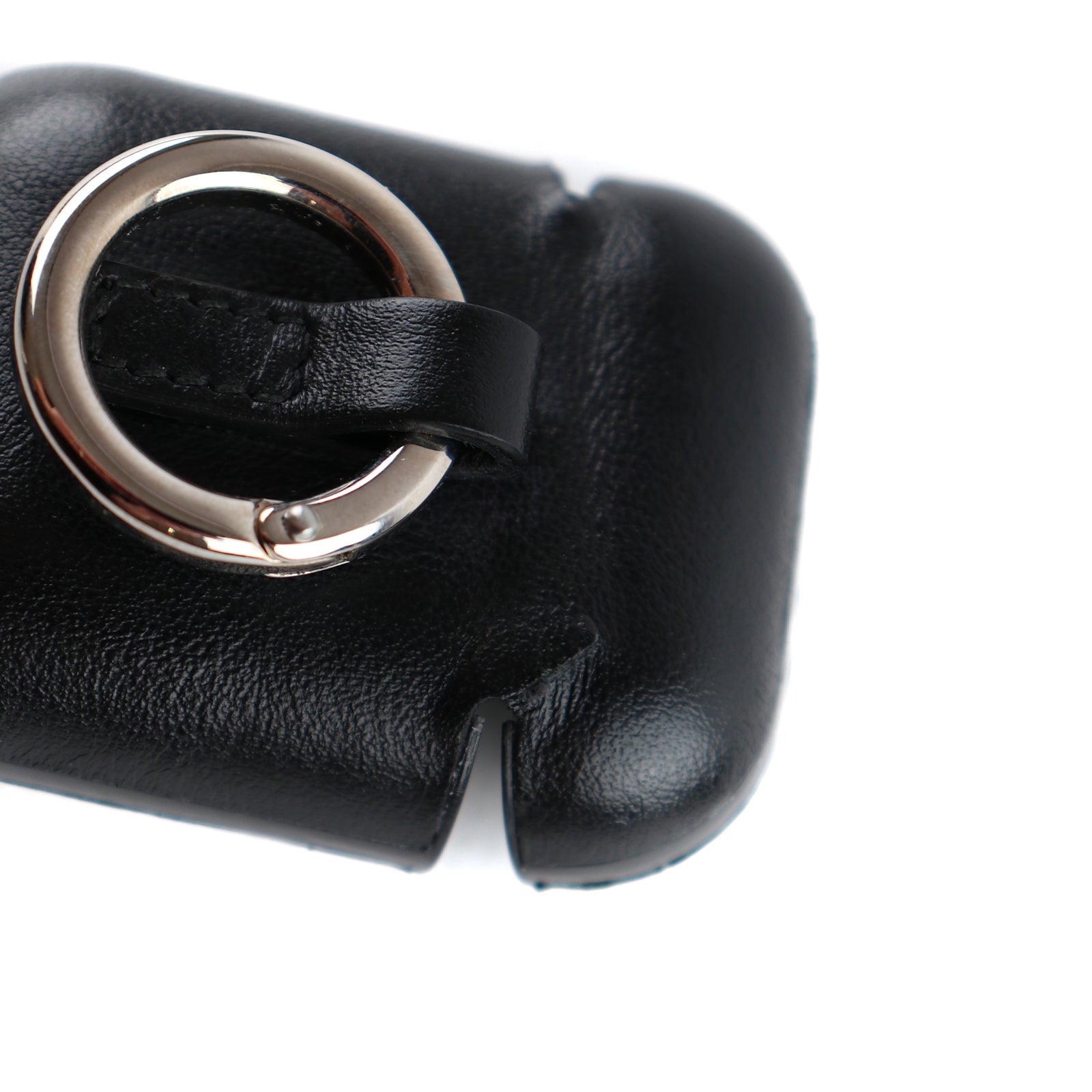 SAINT LAURENT - Etui pour airpods à logo embossé