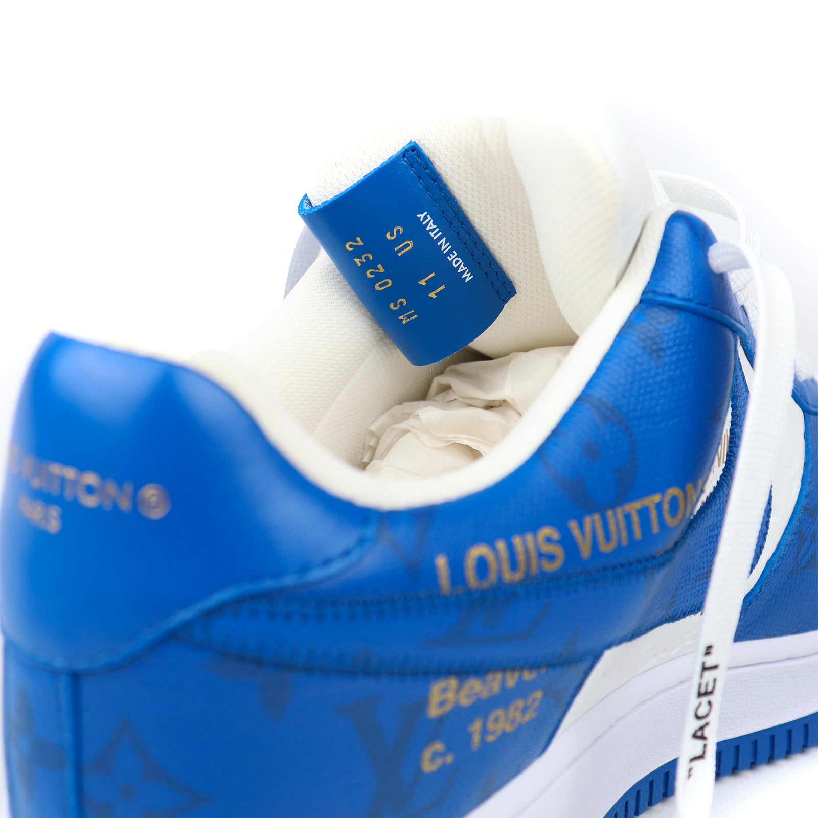 LOUIS VUITTON - Air Jordan Nike x LV sneakers (T45)