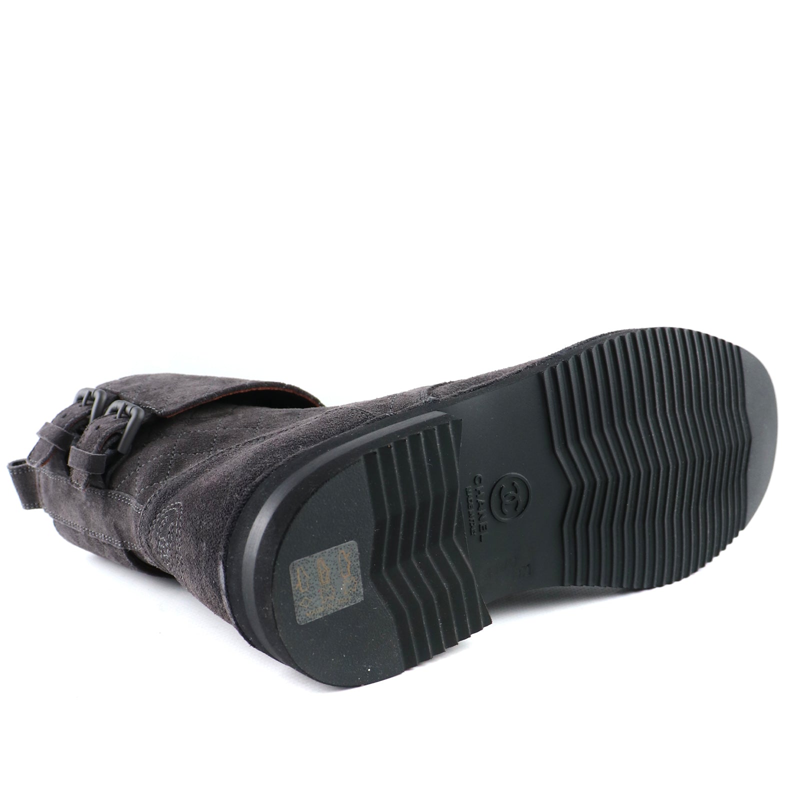 CHANEL - Boots en daim (T39)