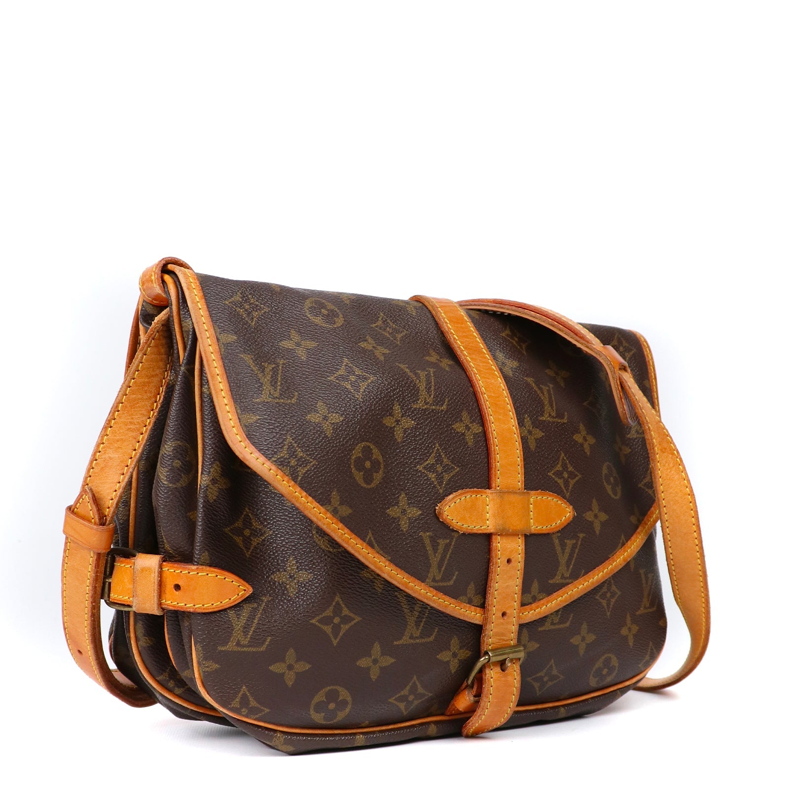 LOUIS VUITTON - Sac à bandoulière Saumur