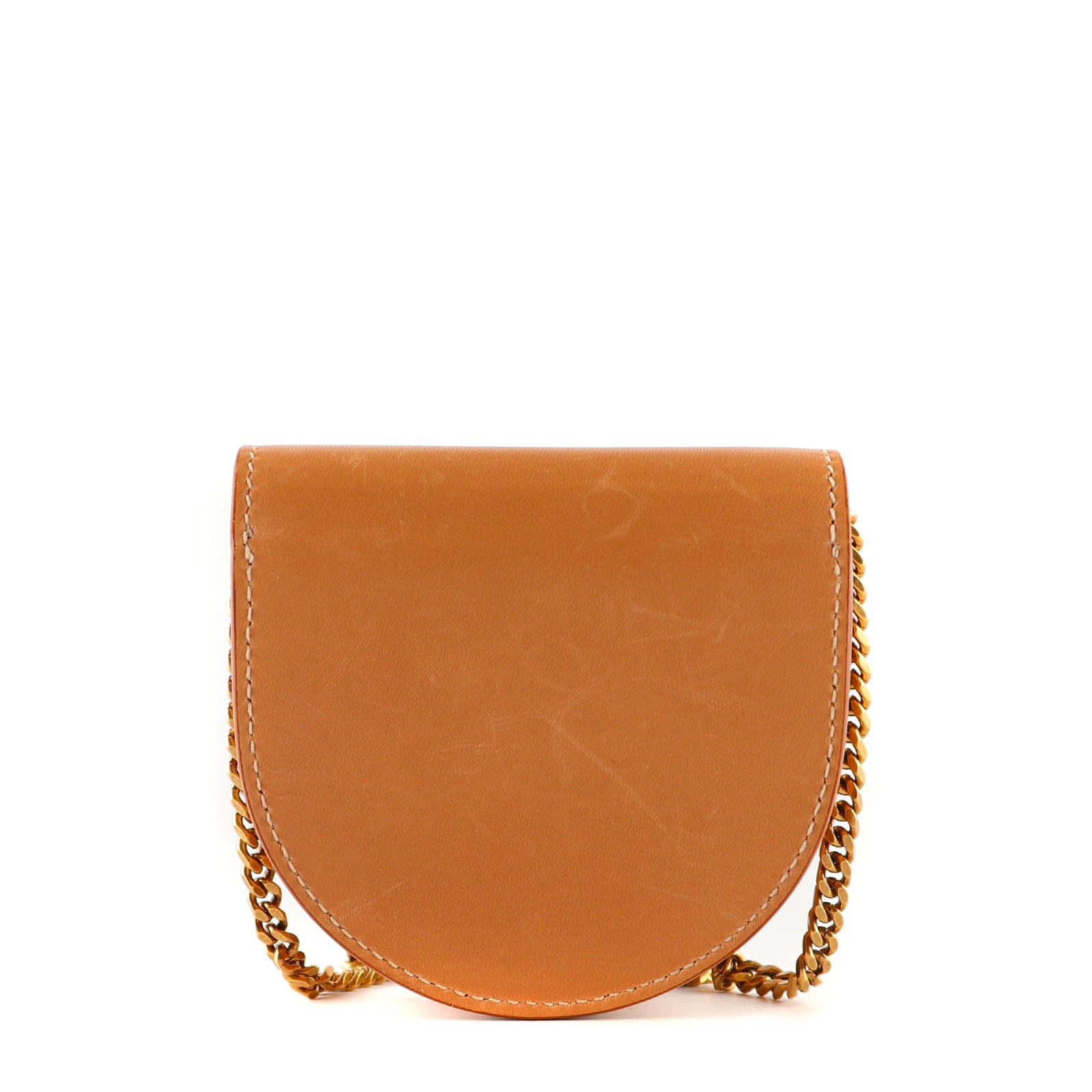 SAINT LAURENT - Sac à bandoulière Kaia en cuir lisse beige