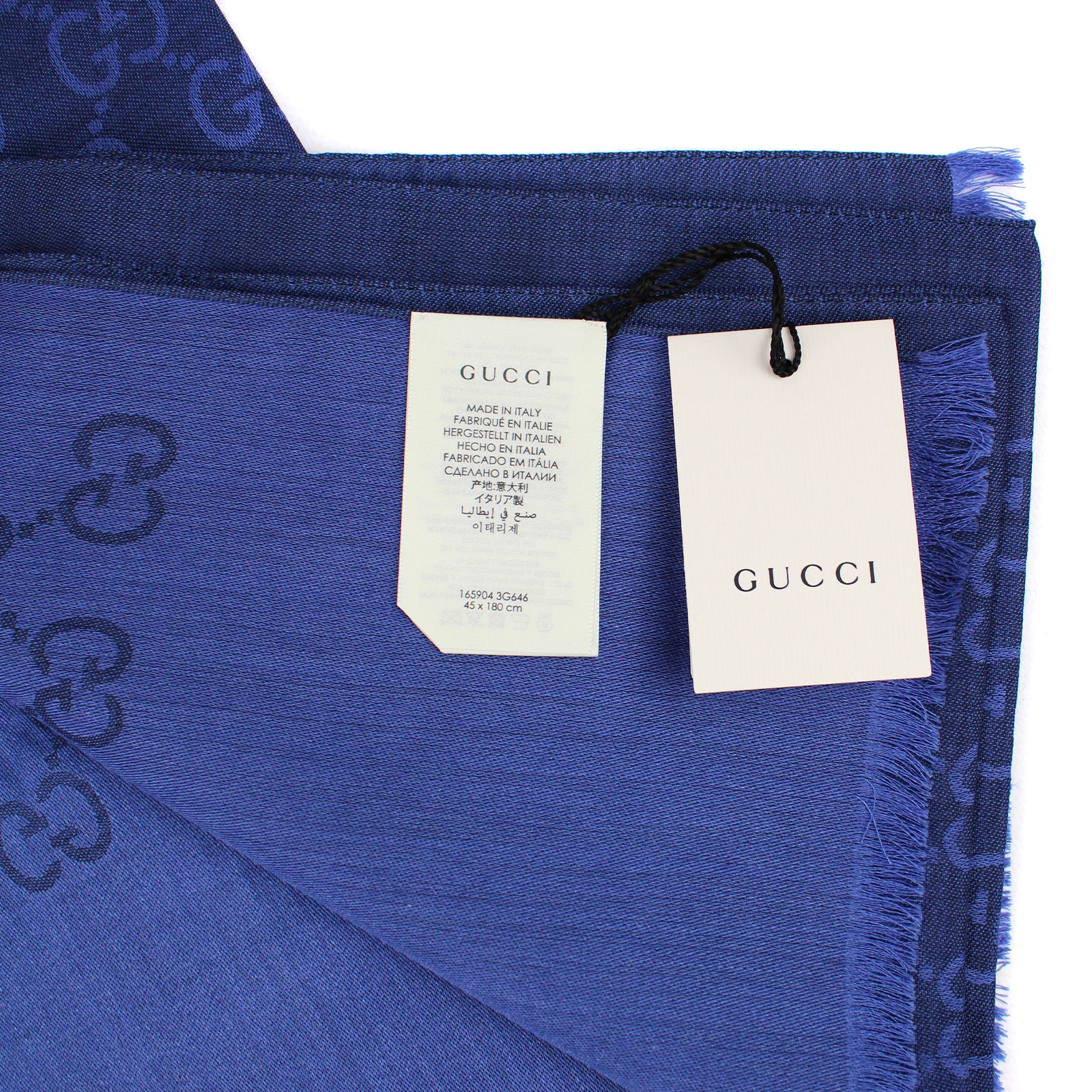 GUCCI - Echarpe en maille GG