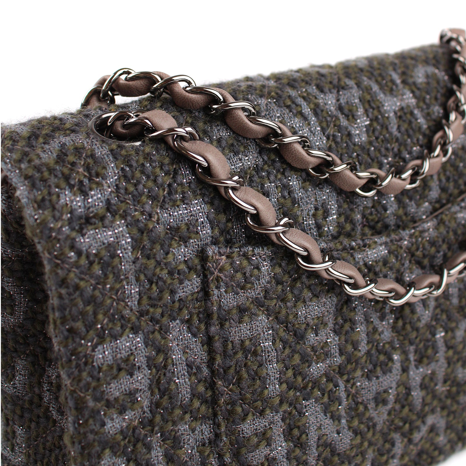 CHANEL - Sac Timeless medium en tweed