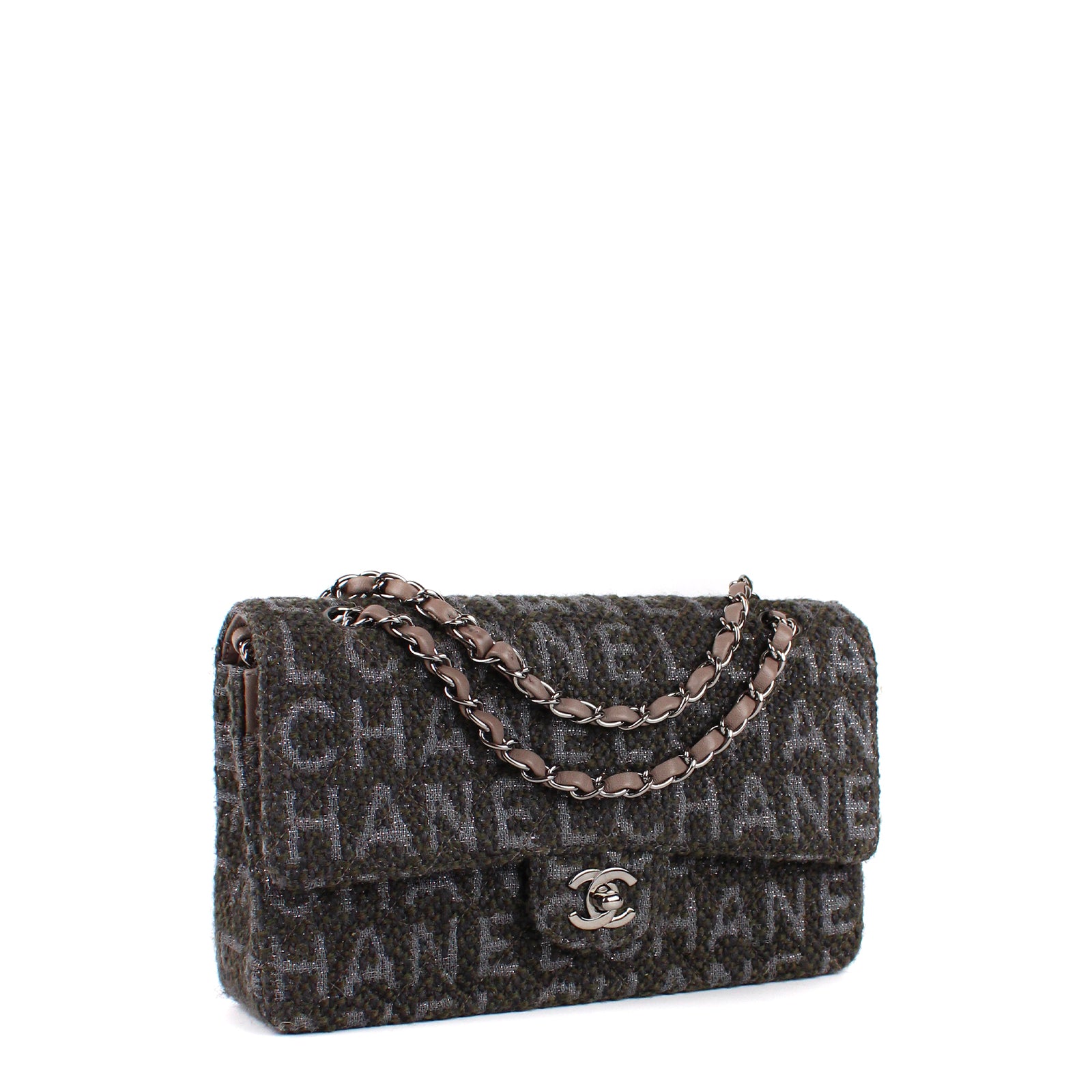 CHANEL - Sac Timeless medium en tweed