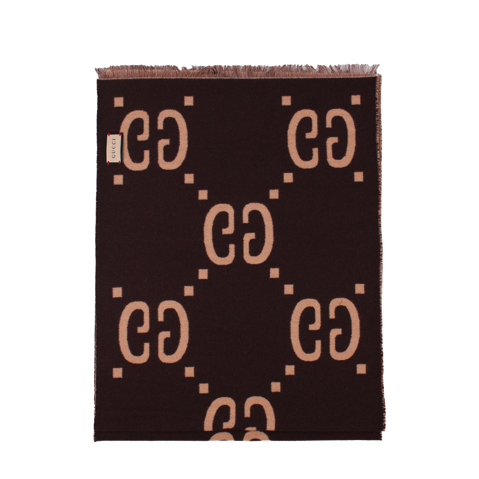 GUCCI - Echarpe en maille maxi GG