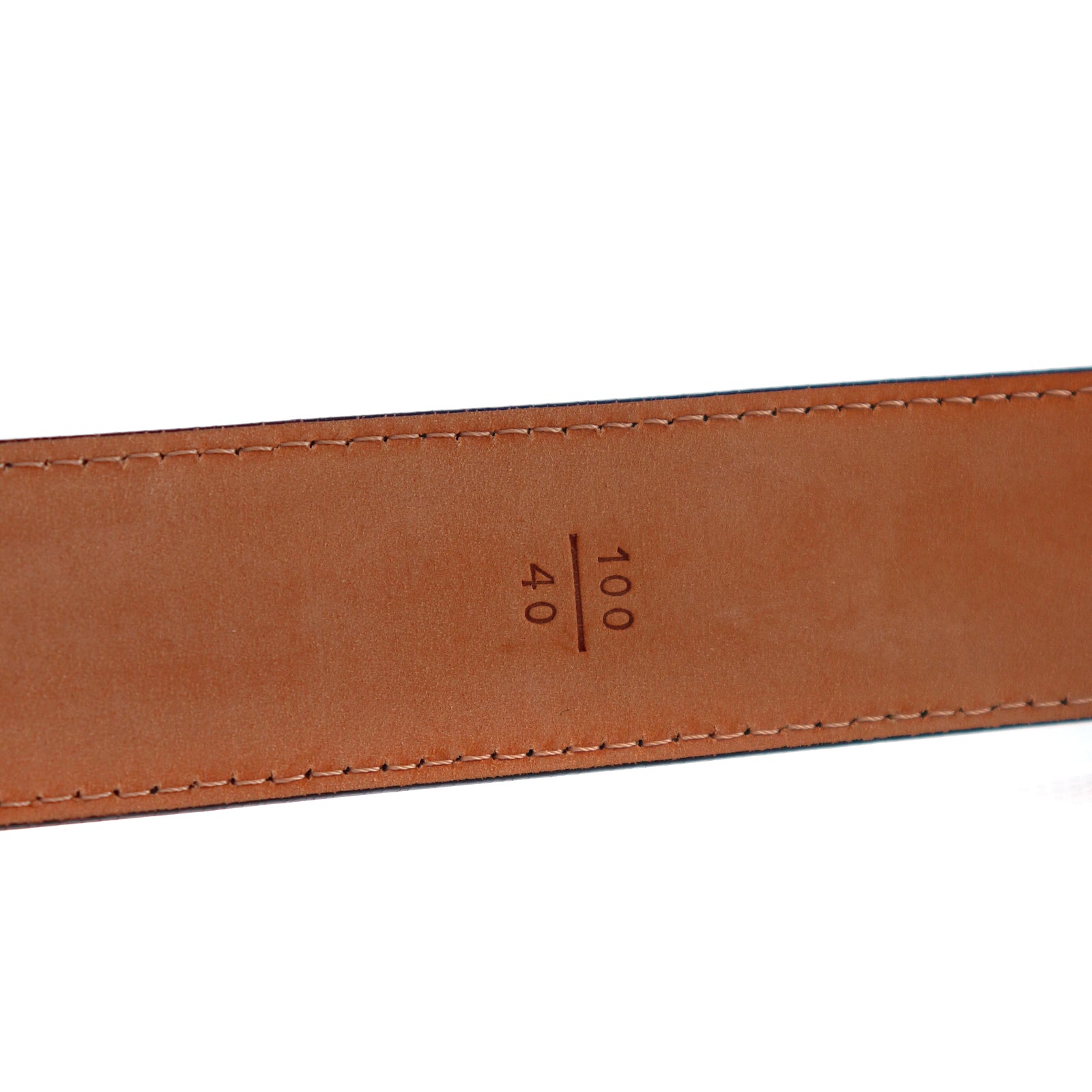 LOUIS VUITTON - Ceinture en cuir noir (T100)