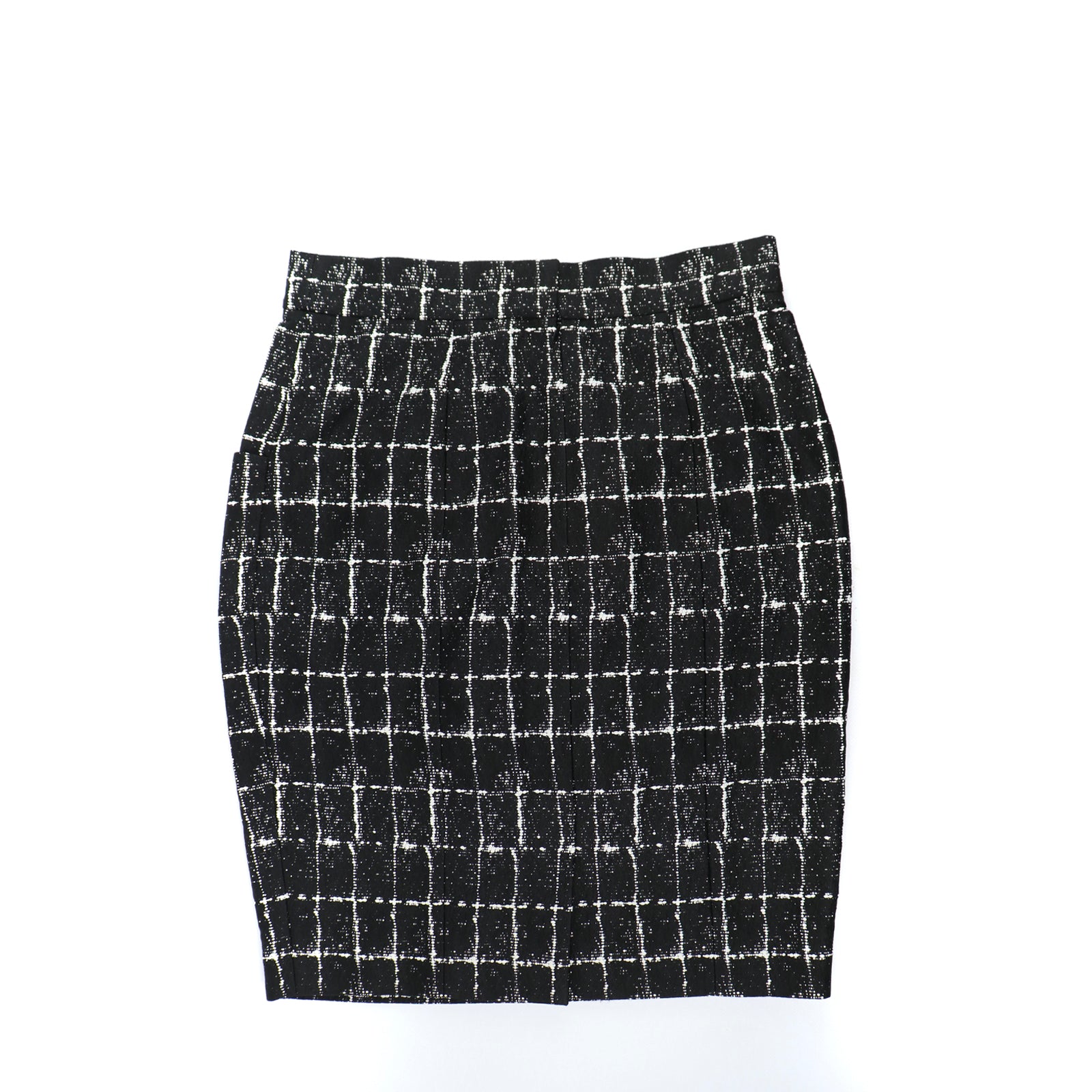 CHANEL - Jupe noire en tweed (T44)