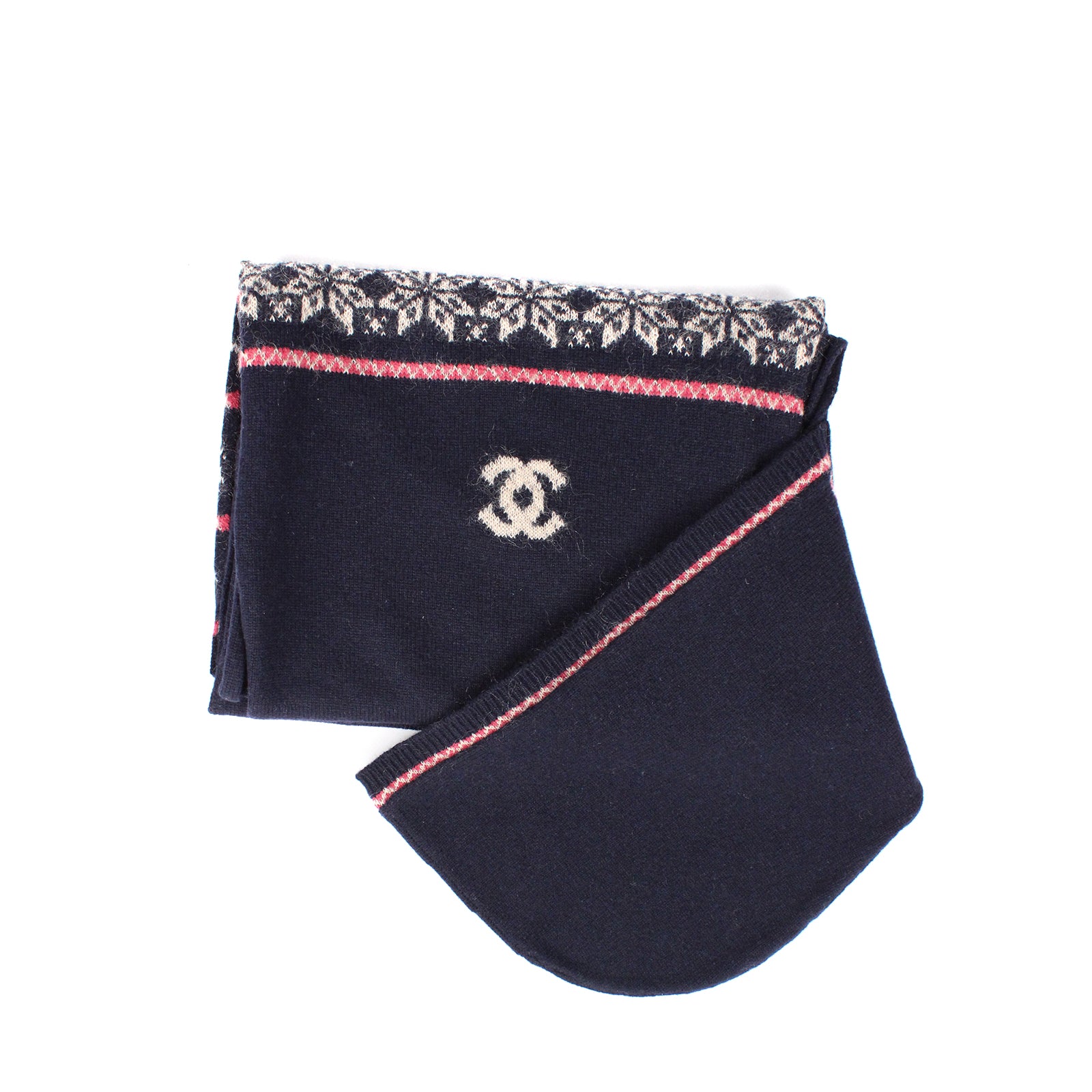 CHANEL - Pull long zippé en laine (T40)