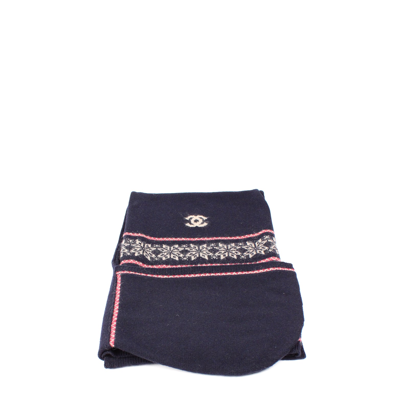 CHANEL - Pull long zippé en laine (T40)