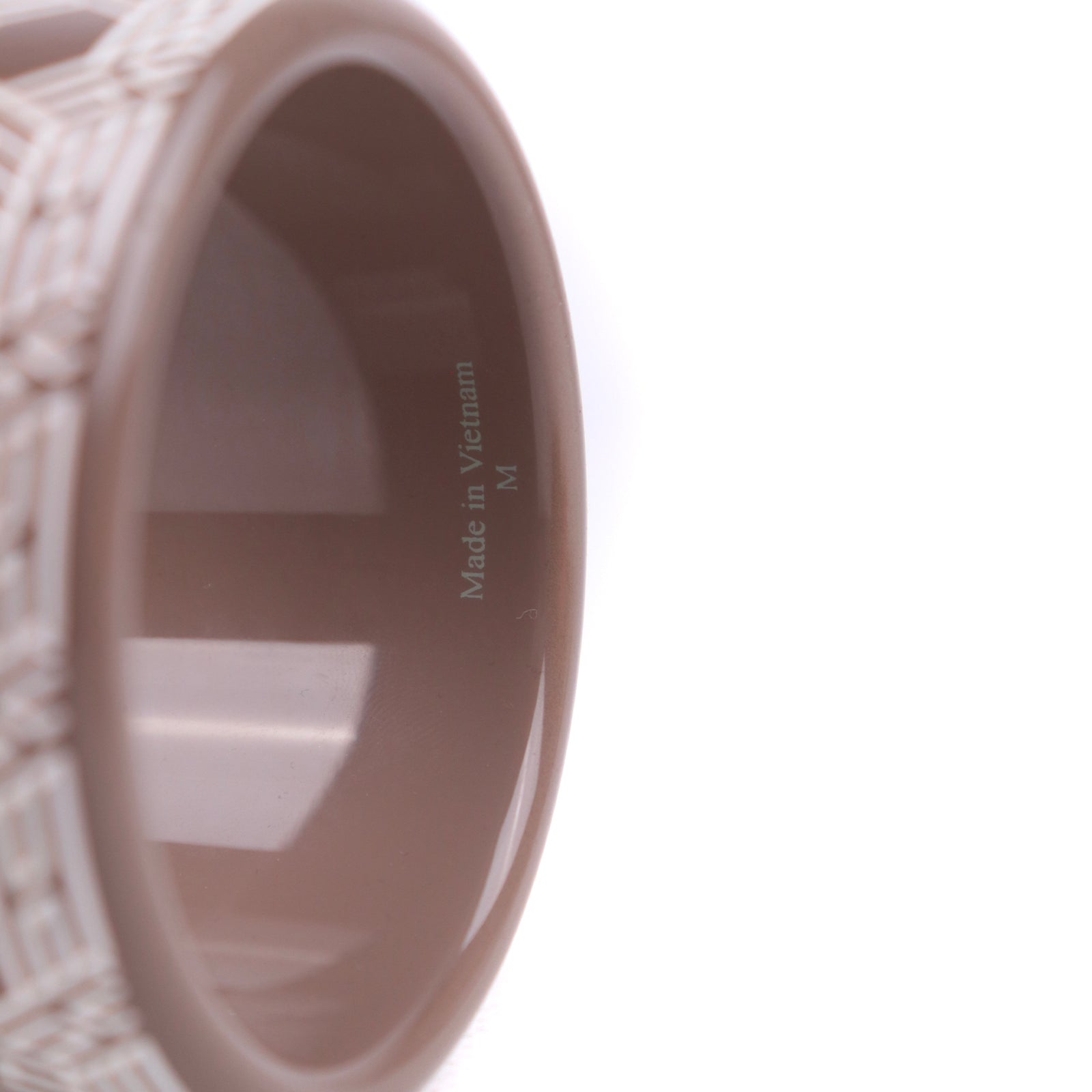 HERMÈS - Bracelet en bois laqué