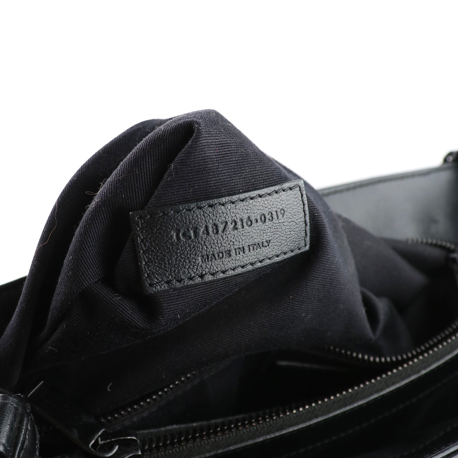 SAINT LAURENT - Loulou medium en cuir matelassé full black