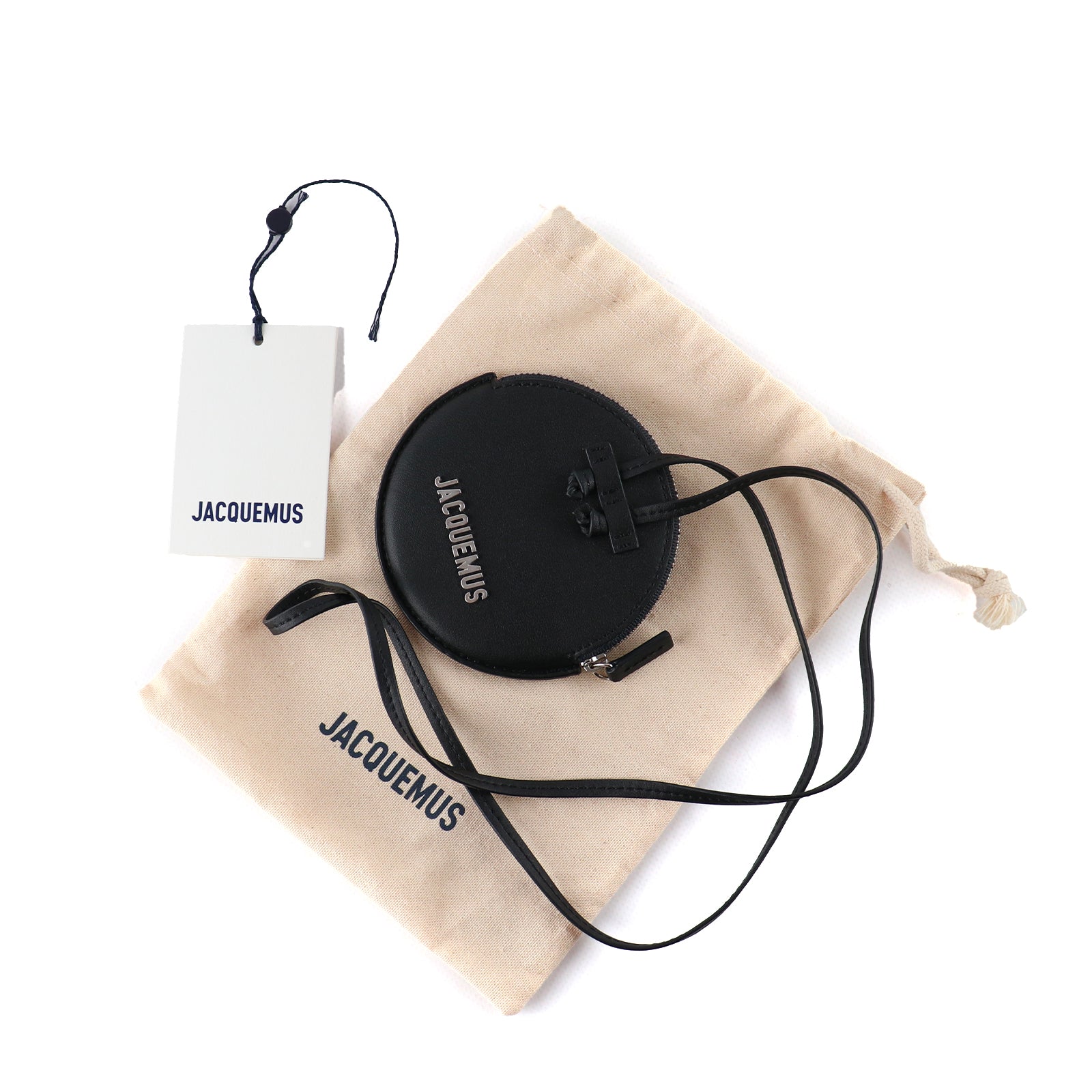 JACQUEMUS - Sac Le Pitchou en cuir lisse noir