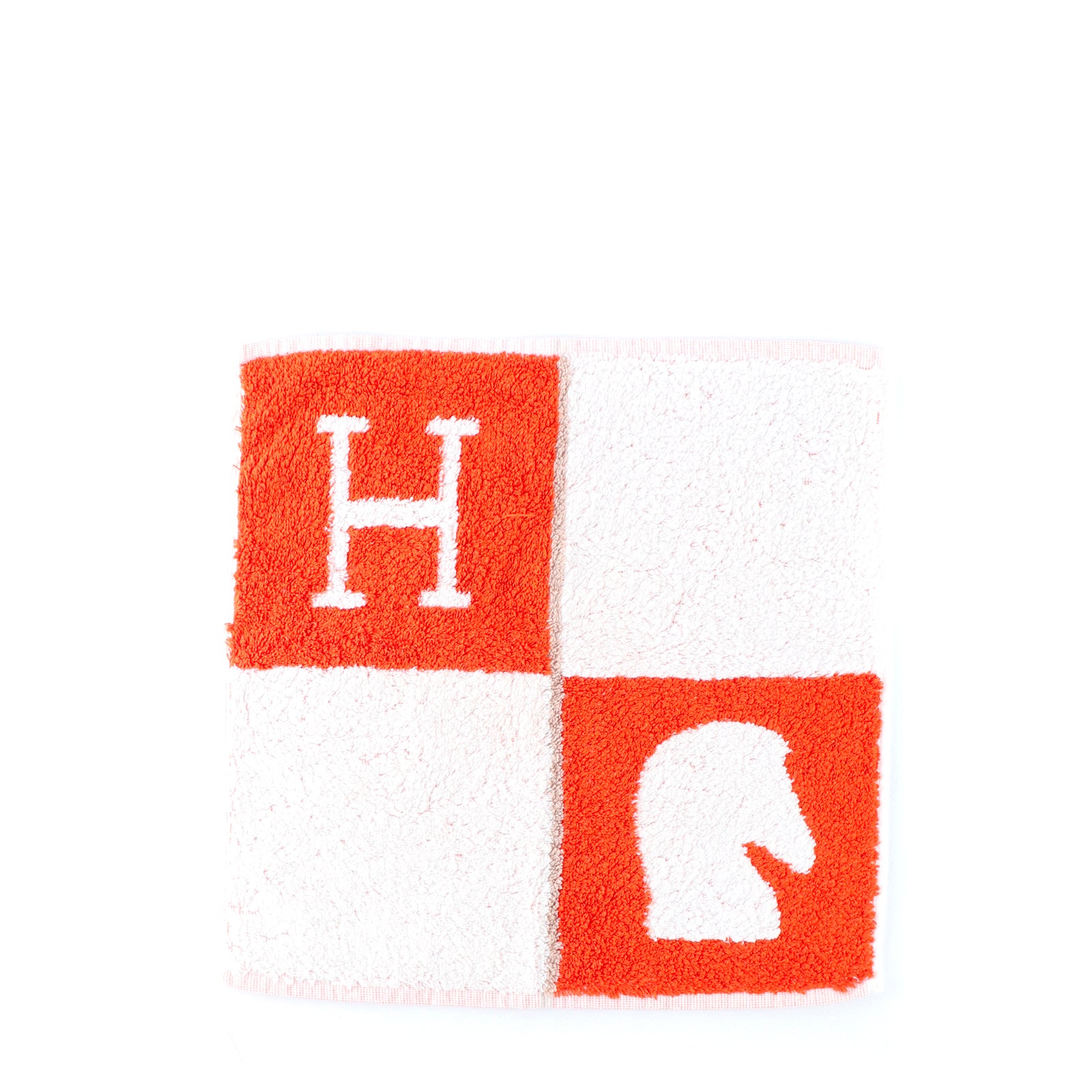 HERMÈS - Petite serviette en coton Avalon Sarcamande