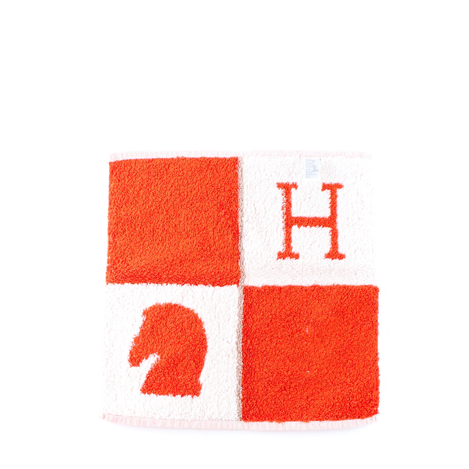 HERMÈS - Petite serviette en coton Avalon Sarcamande