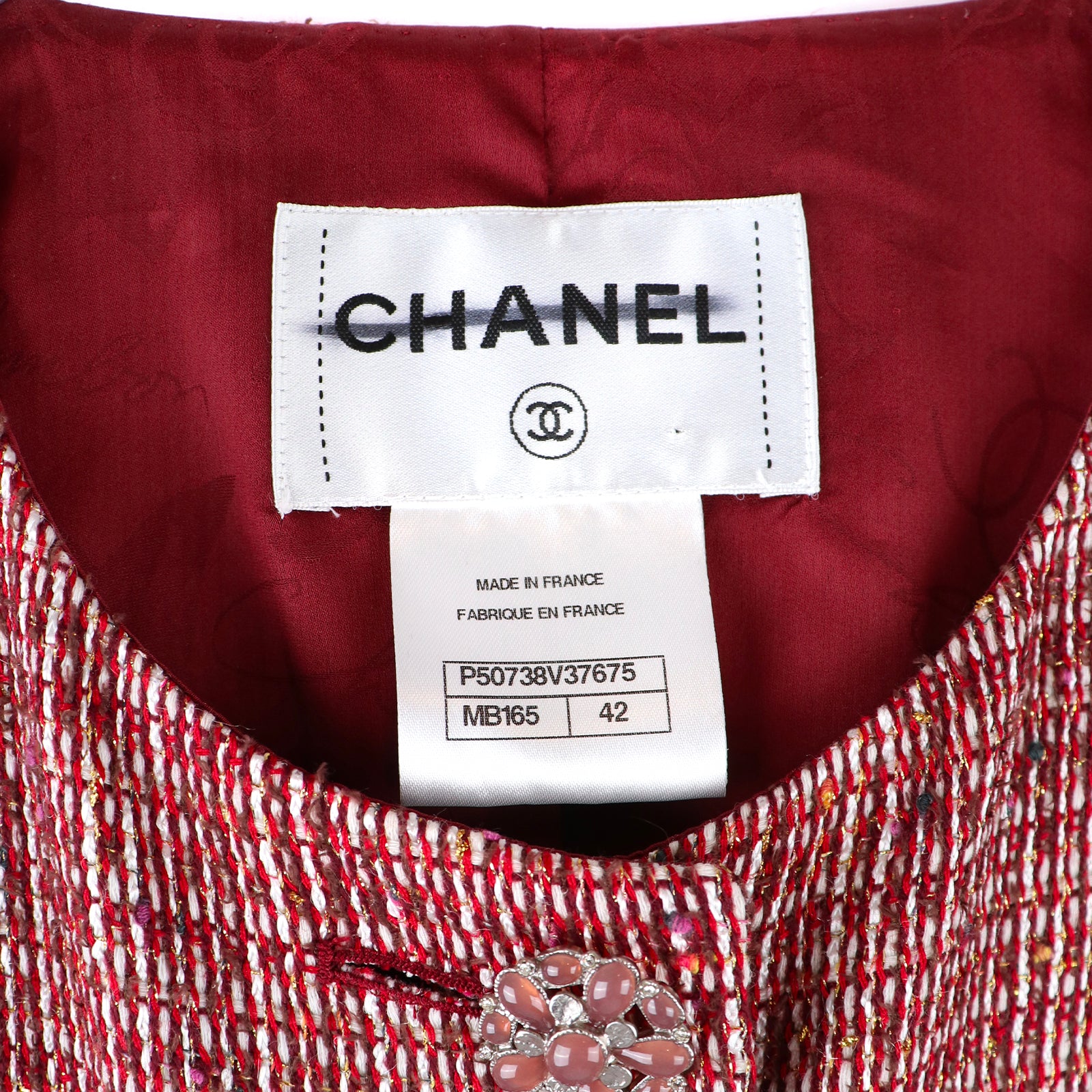CHANEL - Veste courte en tweed (T42)