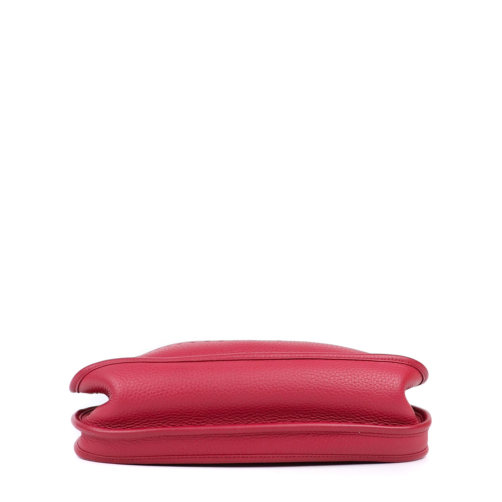 HERMÈS - Sac à bandoulière Evelyne 29 III taurillon clémence grenat