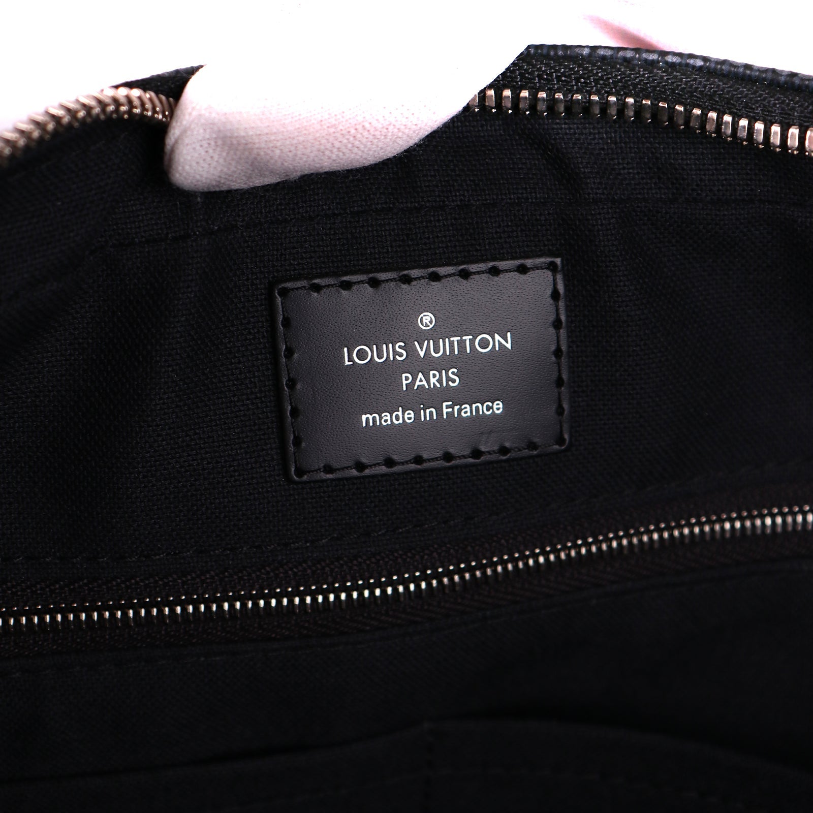 LOUIS VUITTON - Porte documents à damier graphite