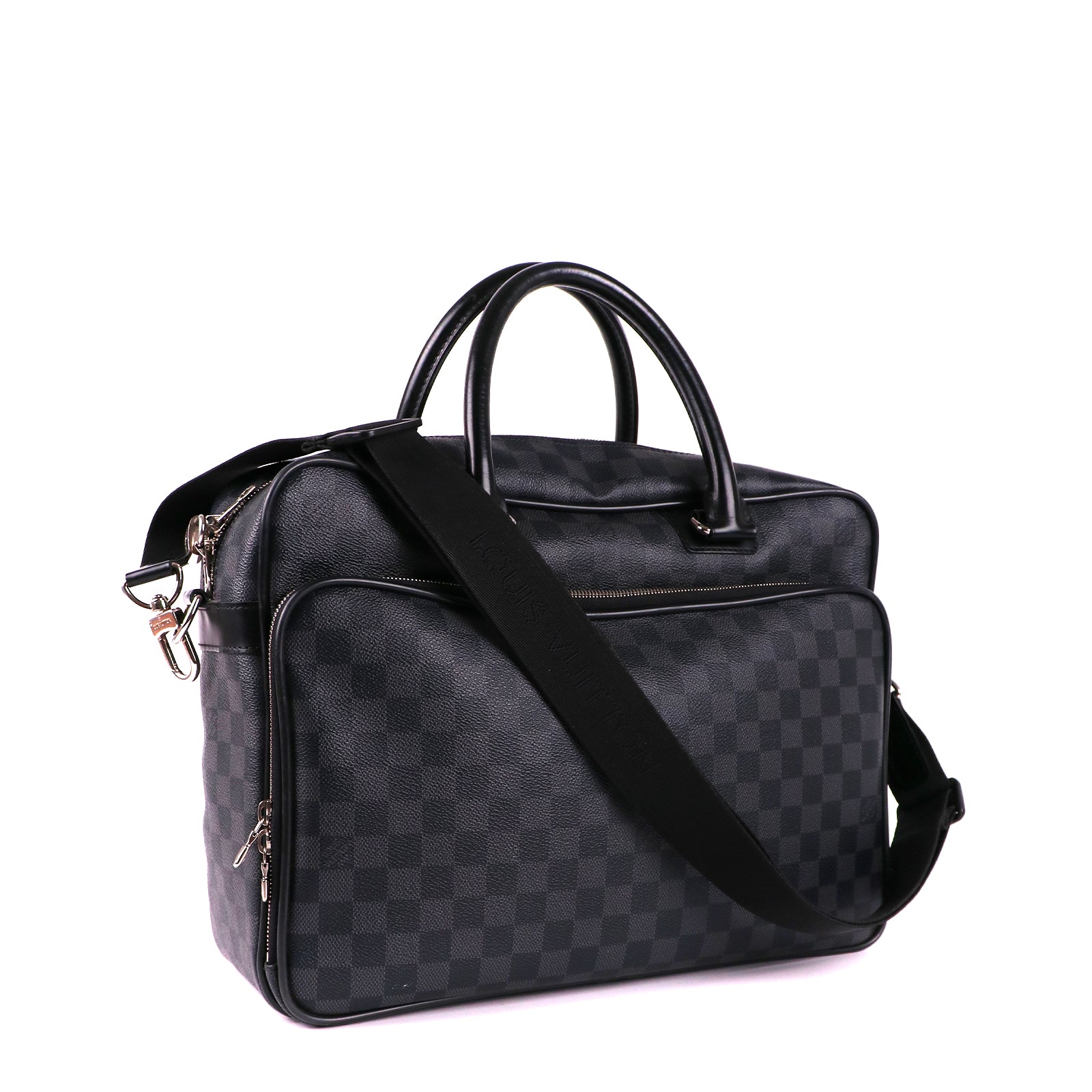 LOUIS VUITTON - Pochette à bandoulière Icare à damier graphite