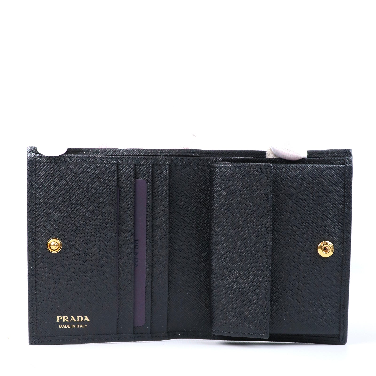 PRADA - Portefeuille en cuir