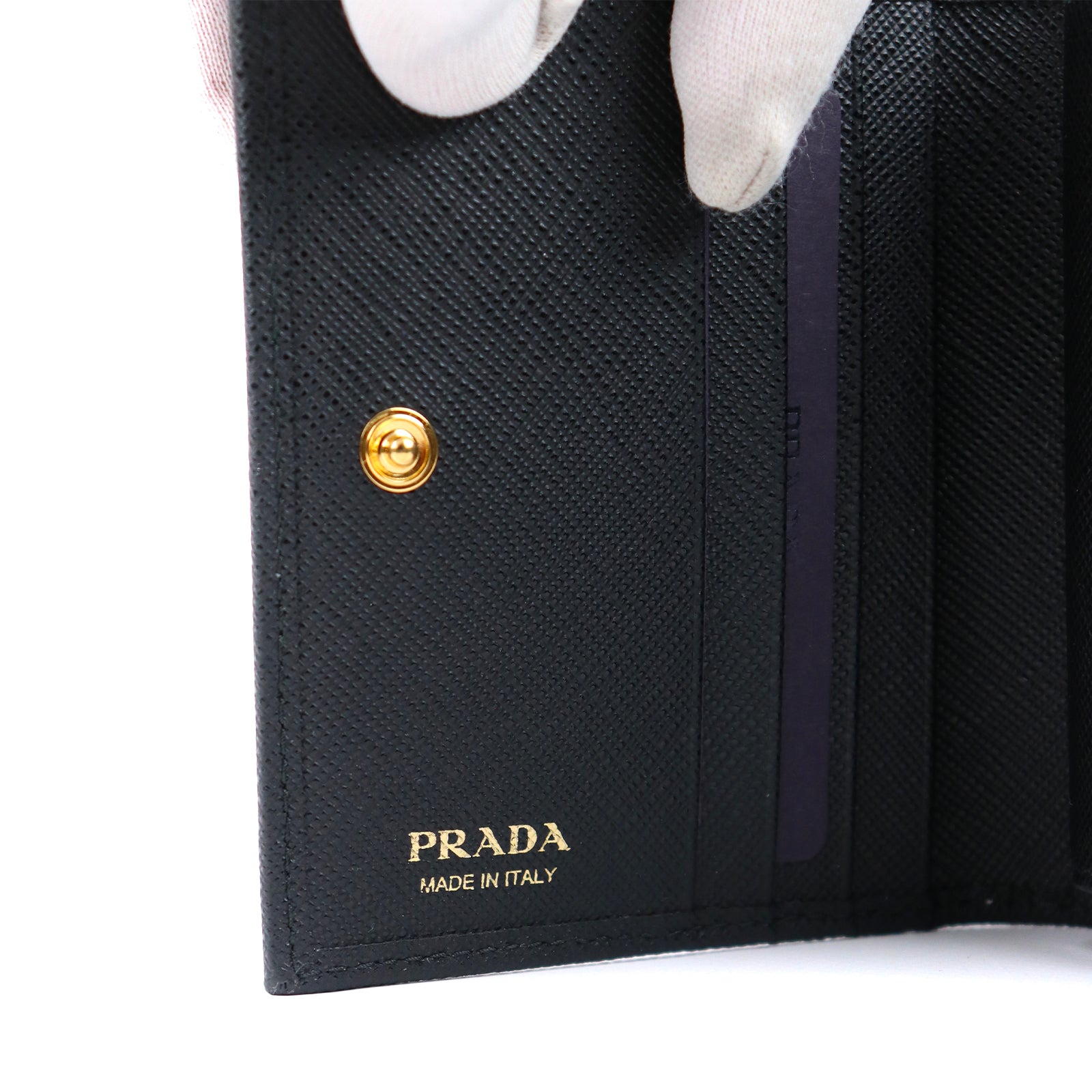 PRADA - Portefeuille en cuir