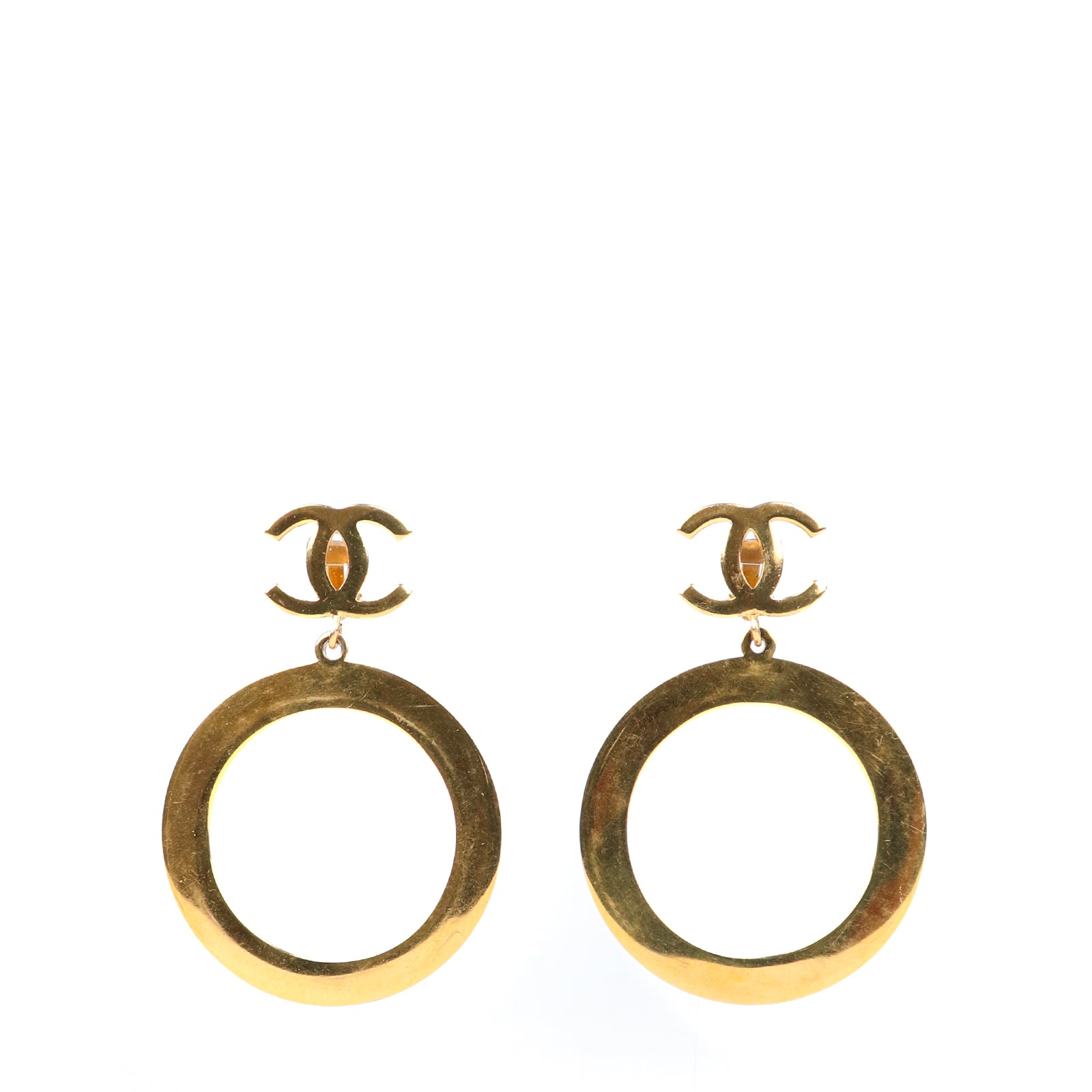 CHANEL - Vintage hoop earrings