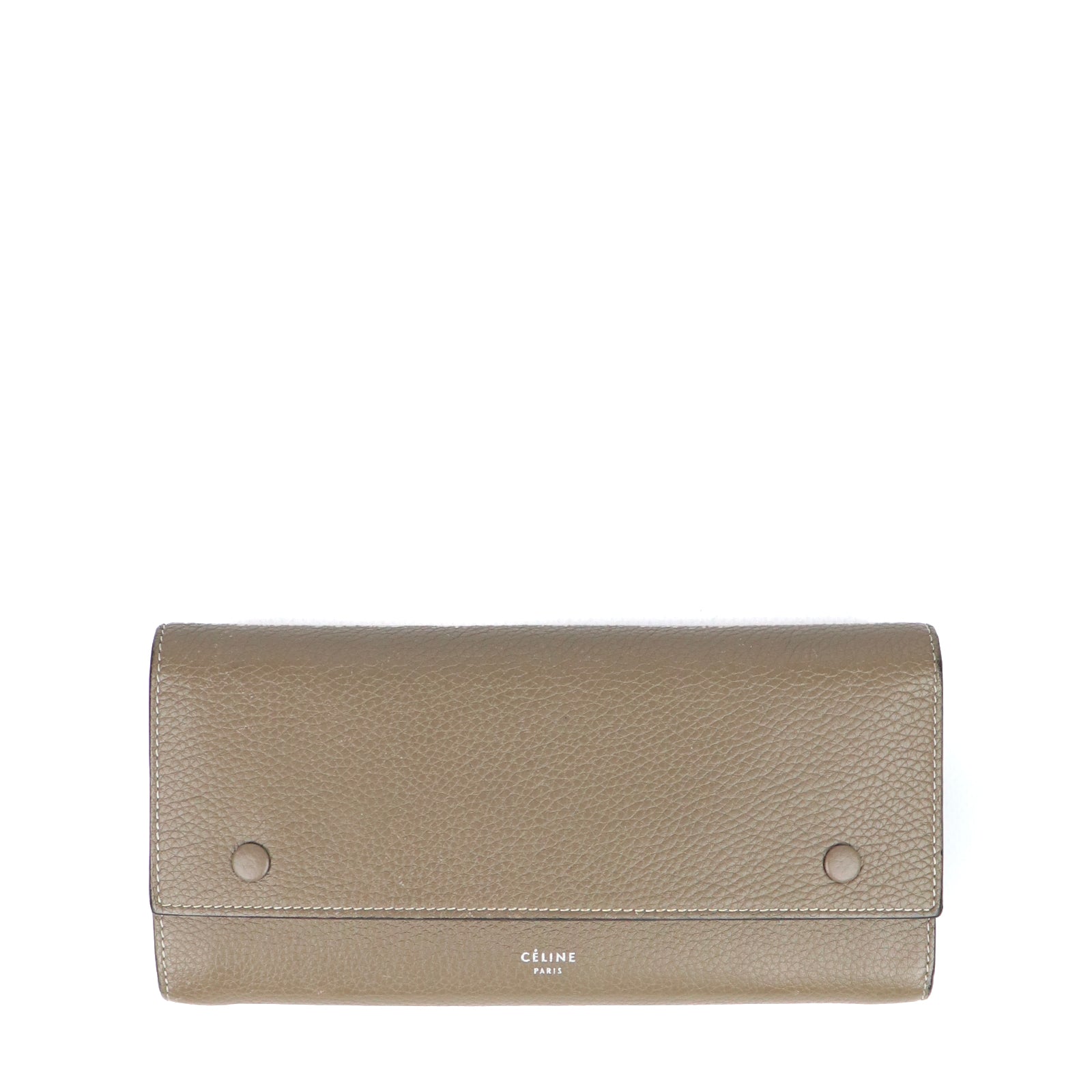 CELINE - Large wallet in grained calfskin