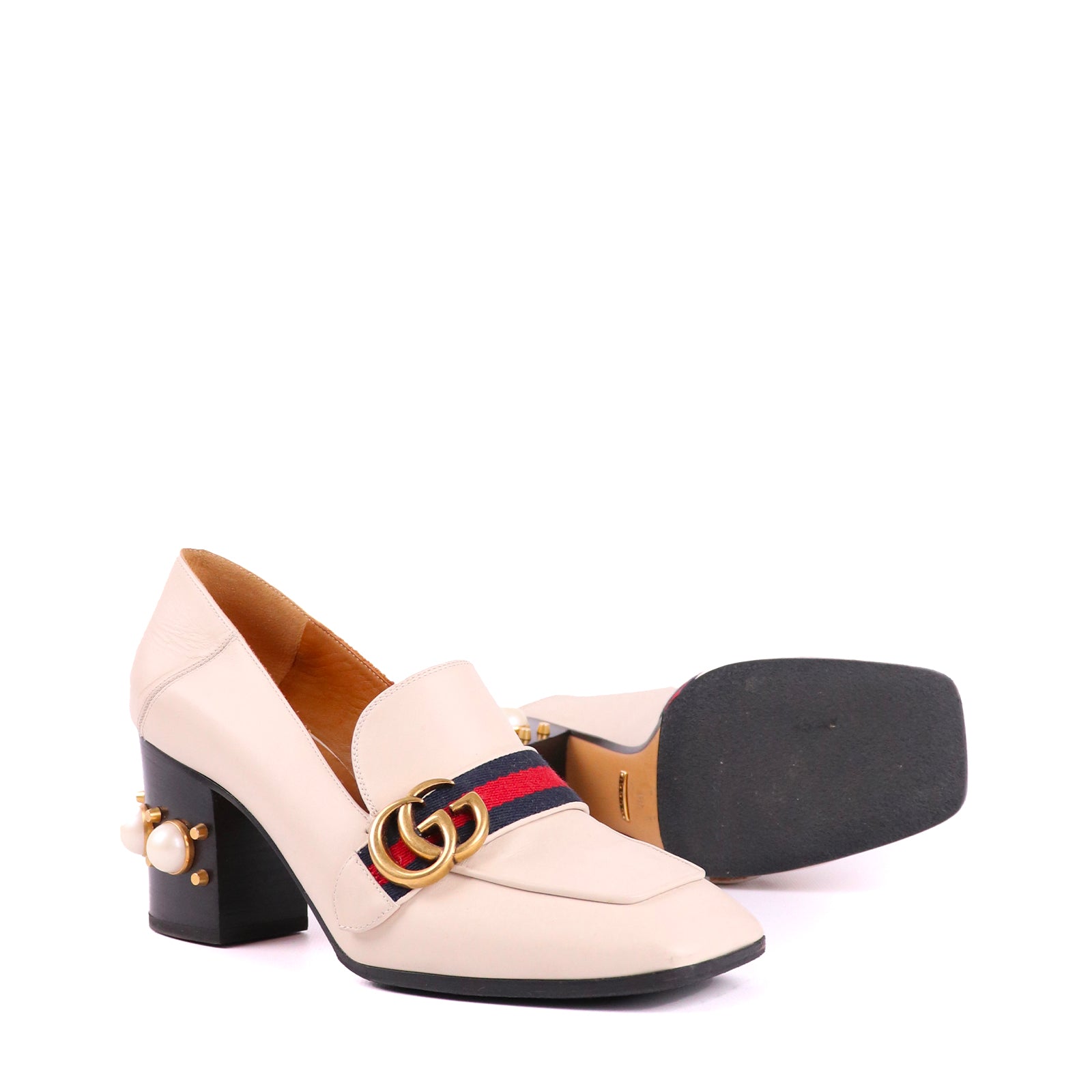 GUCCI - Escarpins Marmont Pump en cuir (T39)