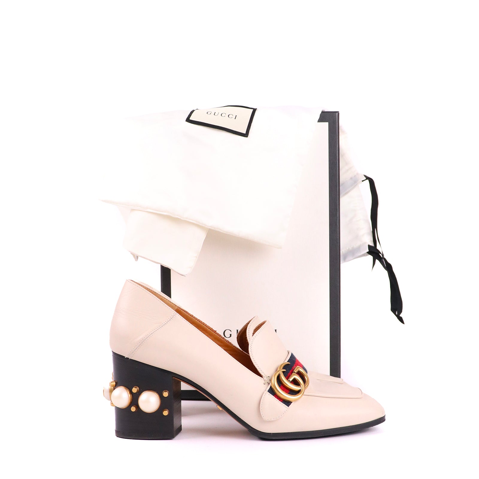 GUCCI - Escarpins Marmont Pump en cuir (T39)