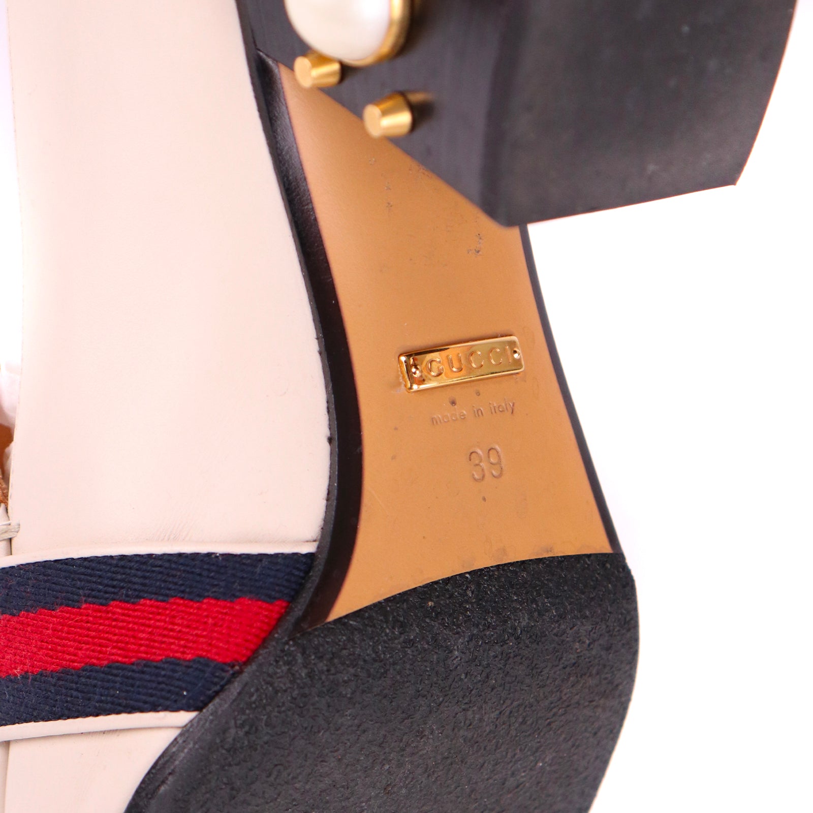 GUCCI - Escarpins Marmont Pump en cuir (T39)