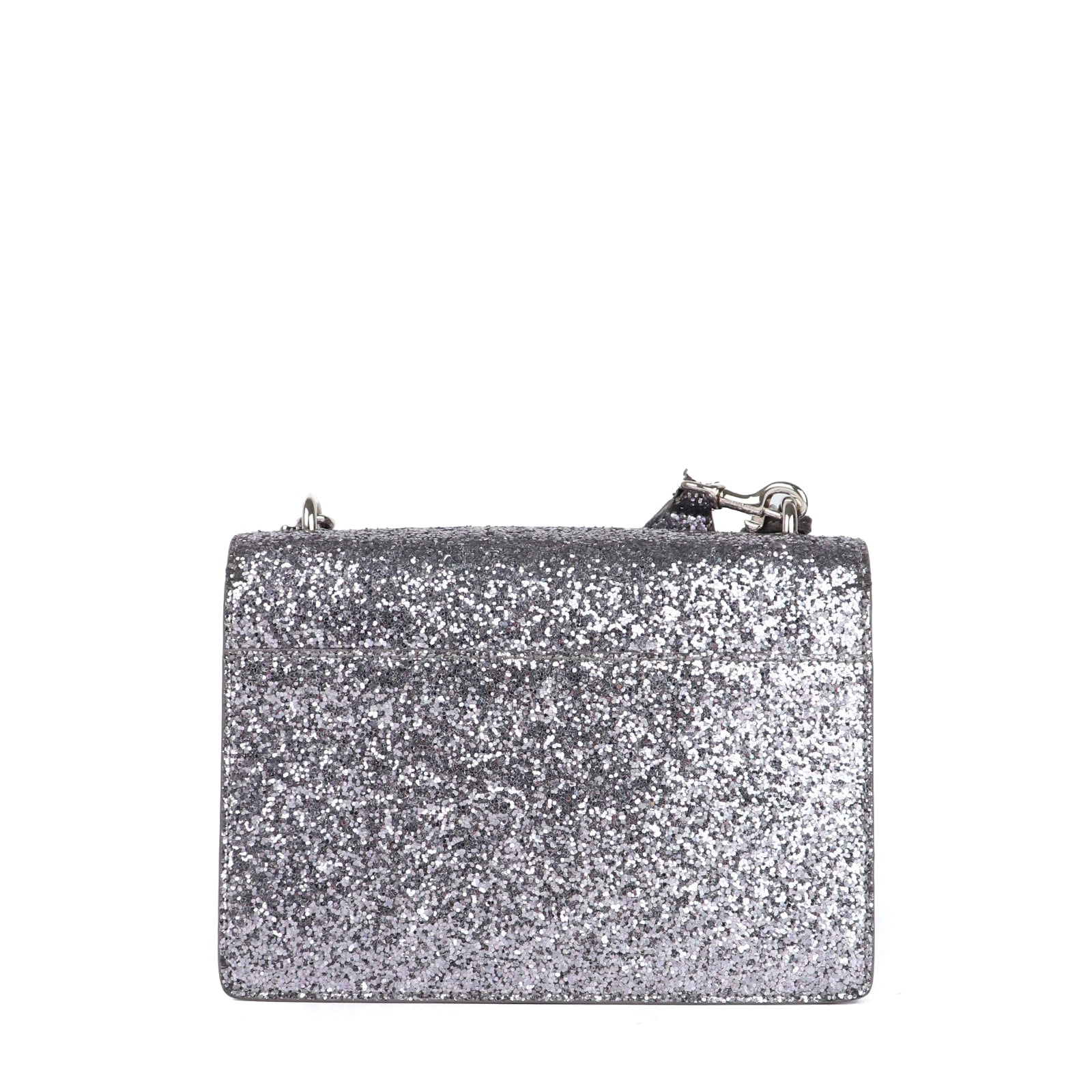 SAINT LAURENT - Sac à bandoulière Sunset à paillettes argentées